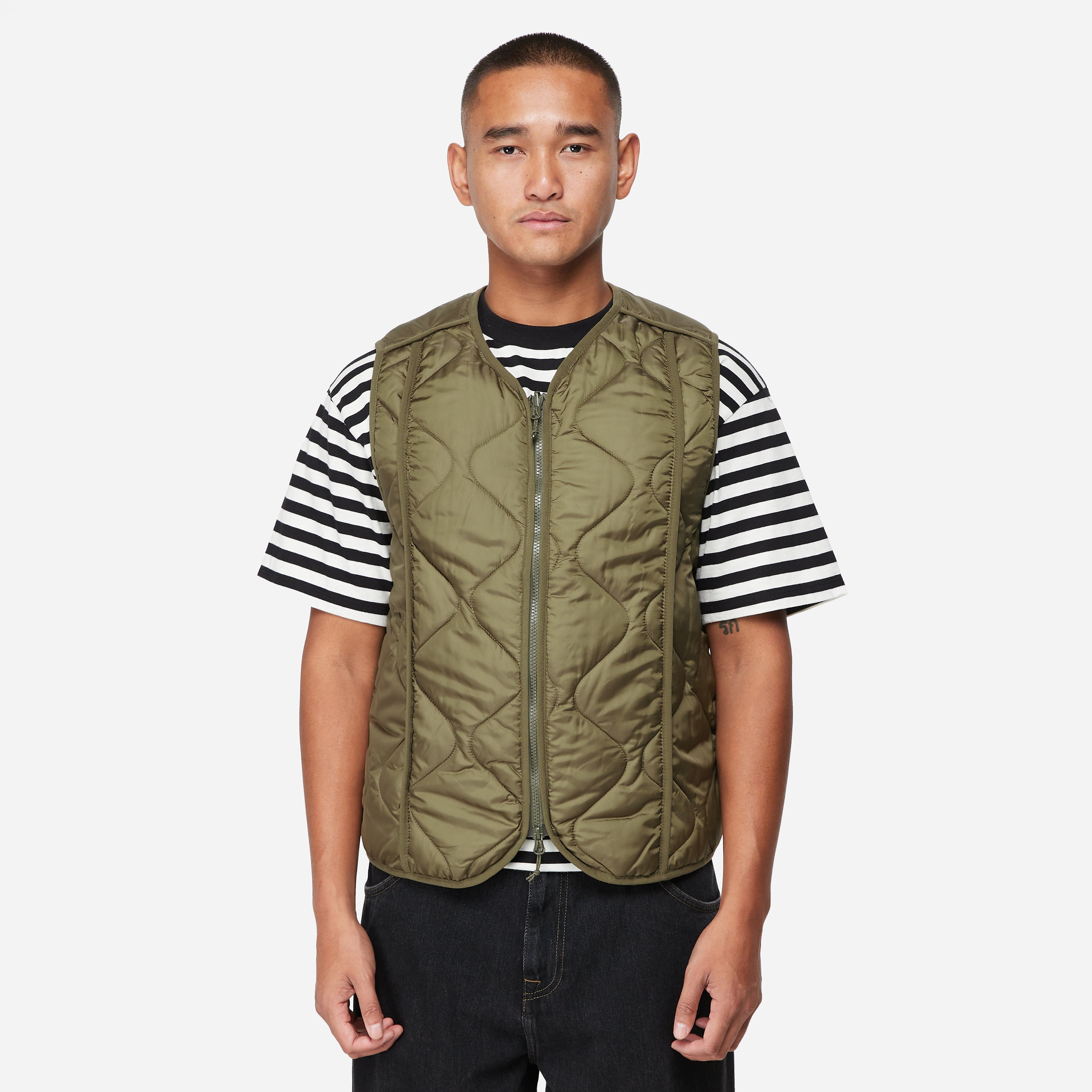 Foret Fresh Reversible Liner Vest, Green