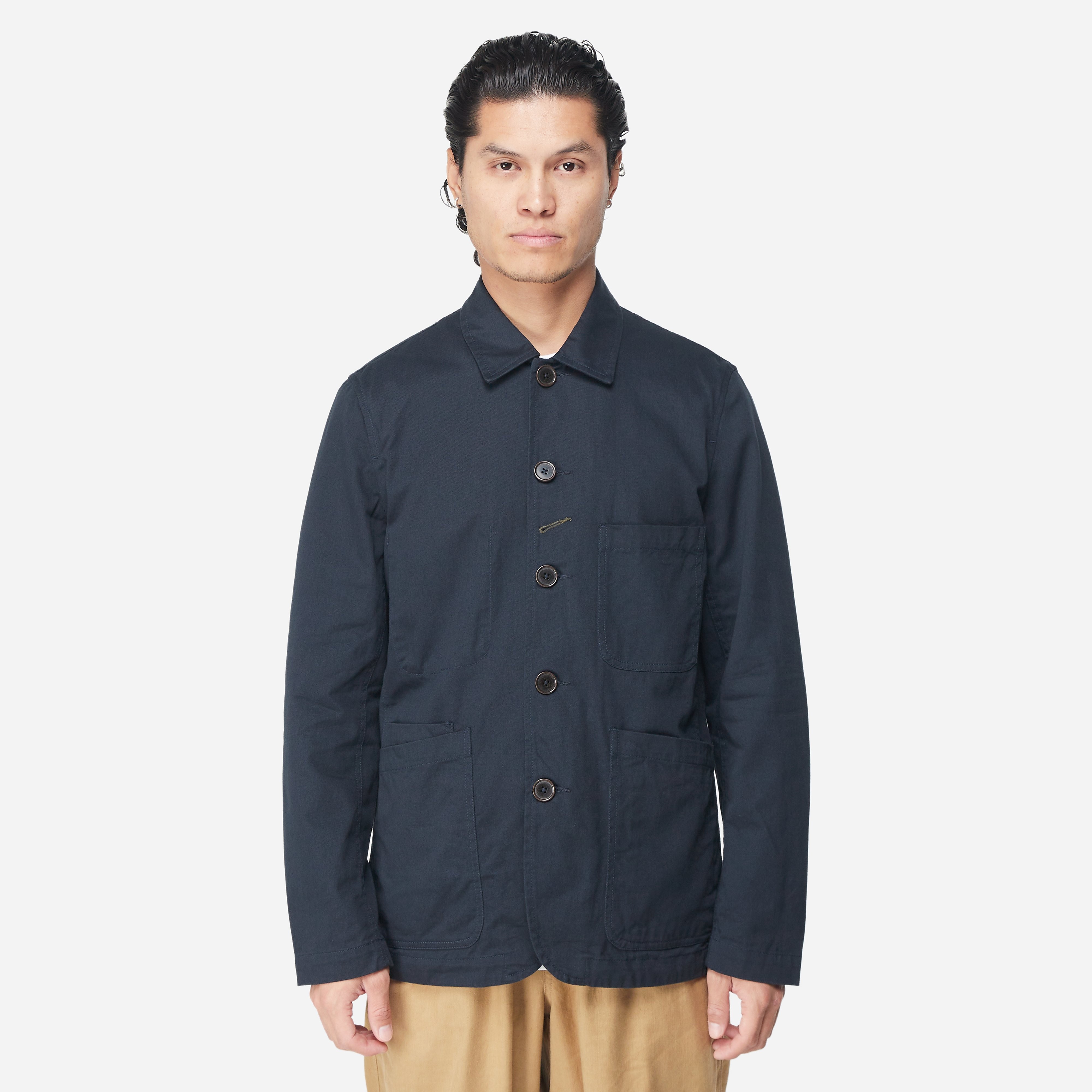 ジャケット・アウター Universal Works Bakers Jacket size S Universal Works Bakers Jacket - Light Olive 00102-LTO