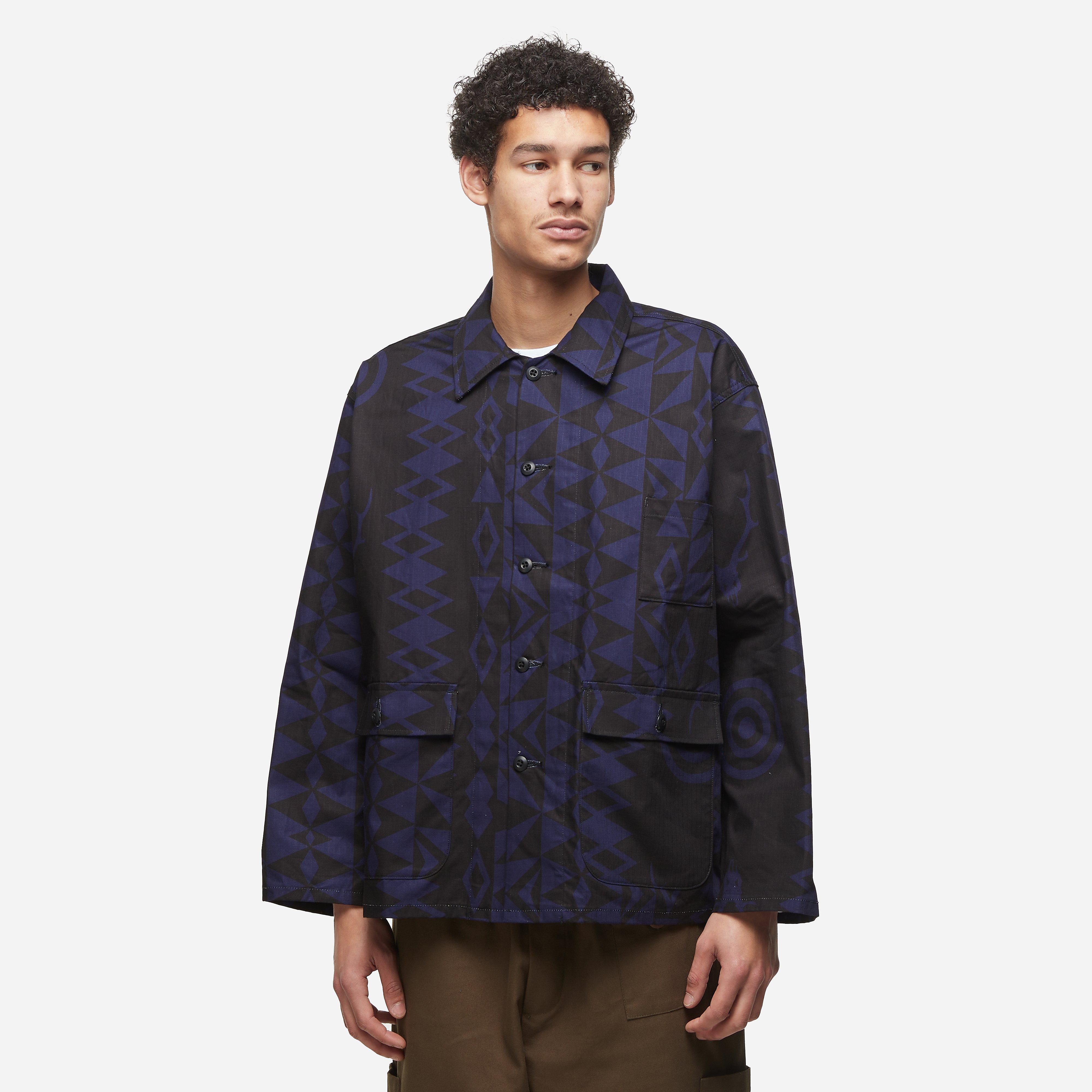 South2 West8 Smokey Shirt, Grey - Curated Menswear
