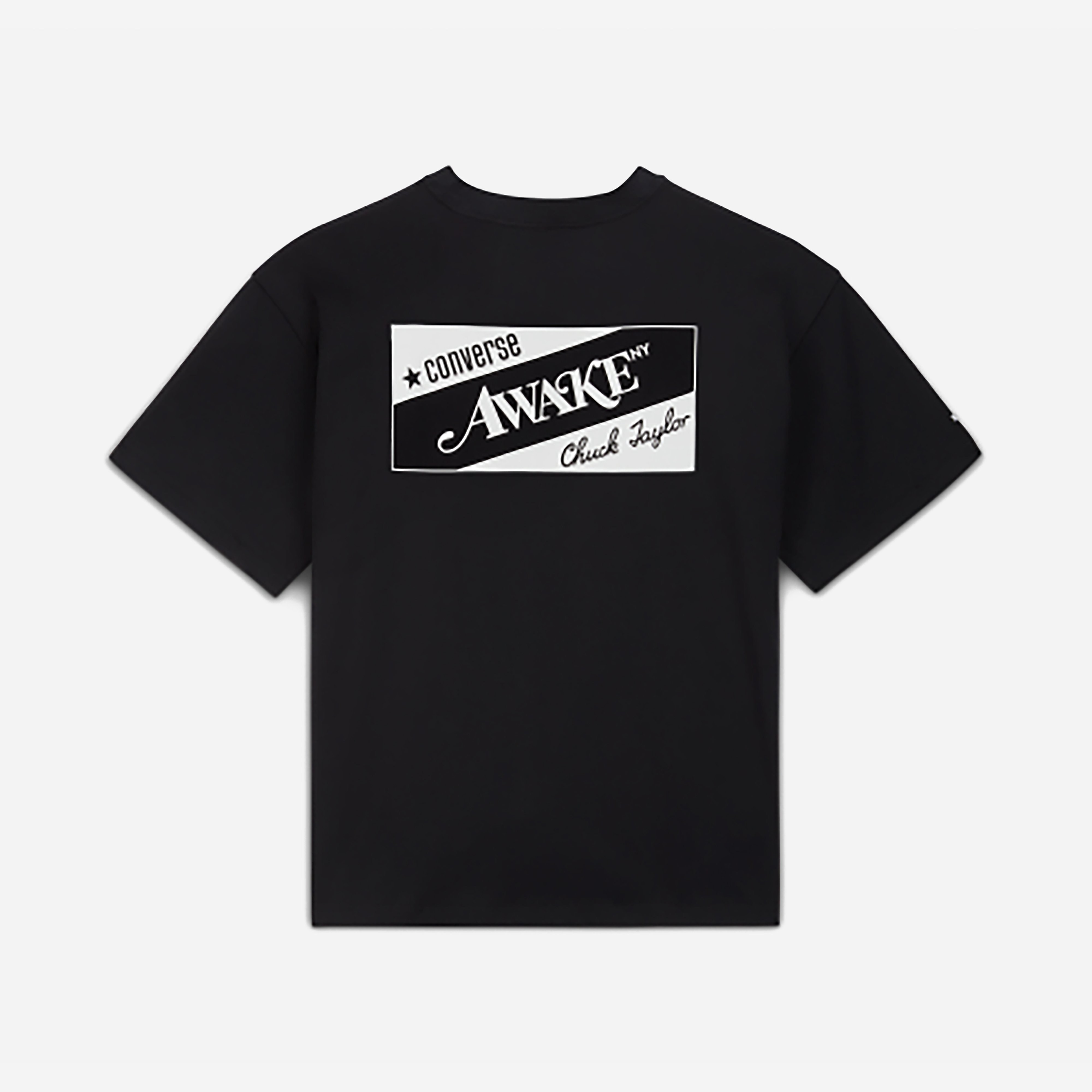 converse x awake ny t-shirt, black