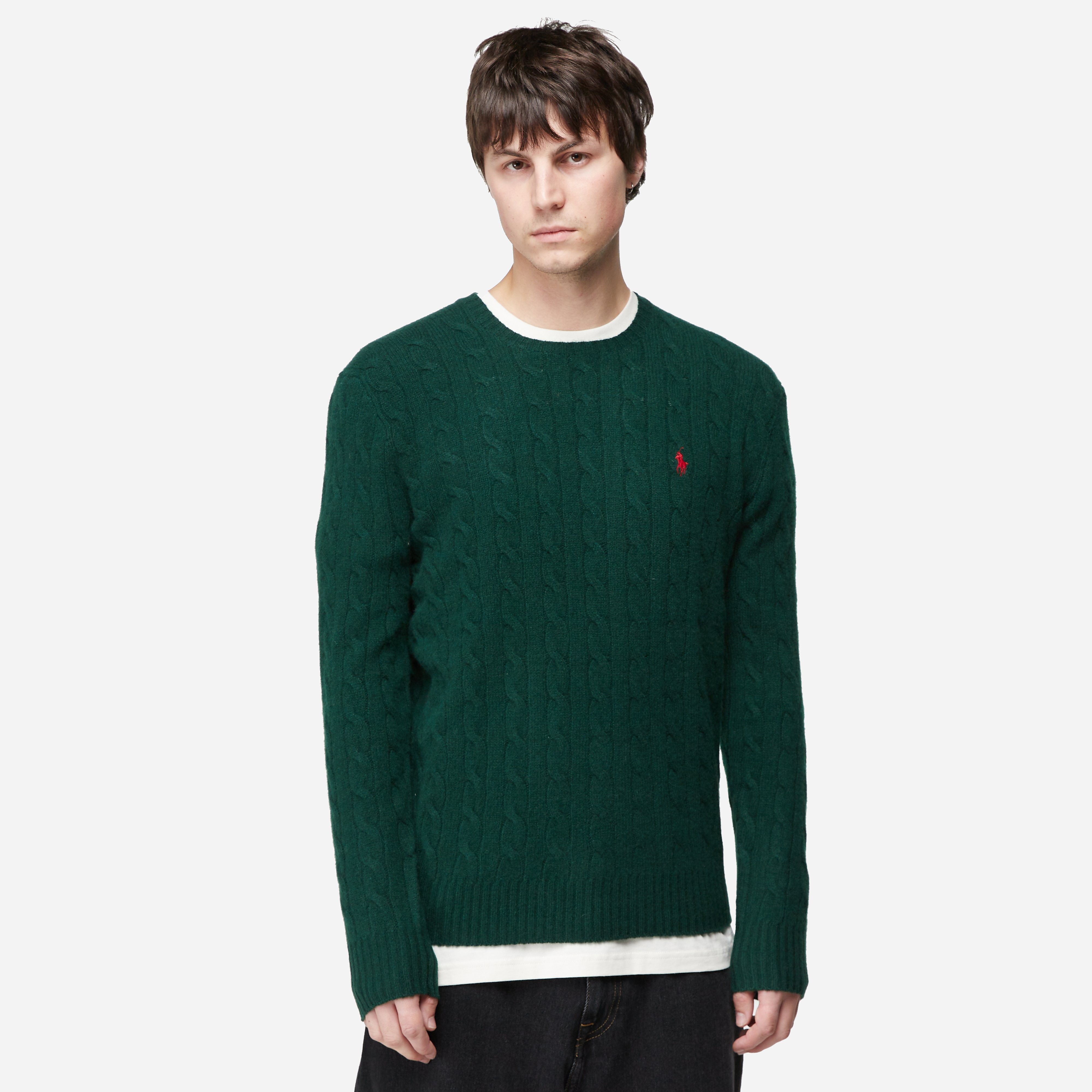 Polo Ralph Lauren Men's Wool-Cashmere Knit Sweater Green Extra Large
