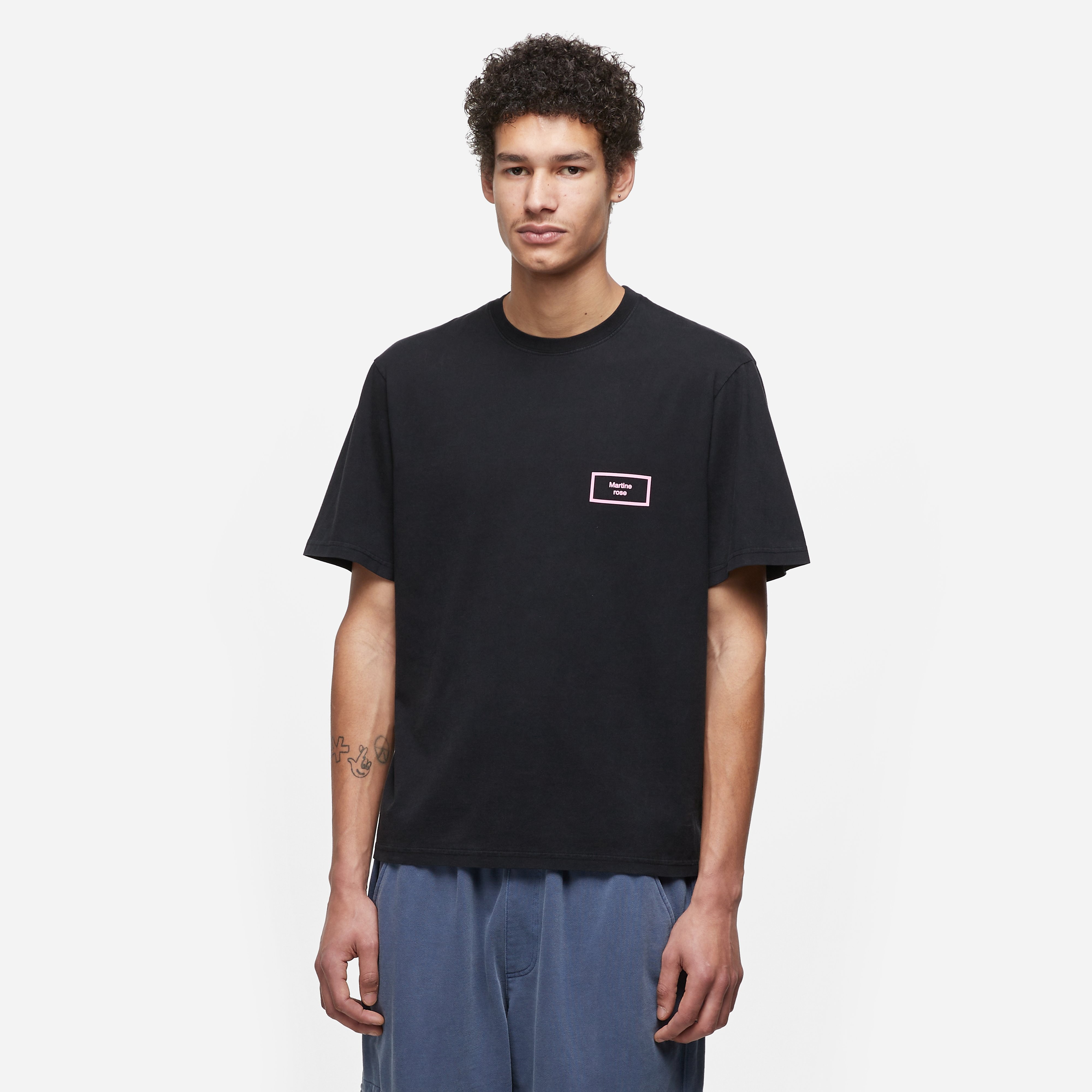 Martine Rose Men's Black Classic T-Shirt Large