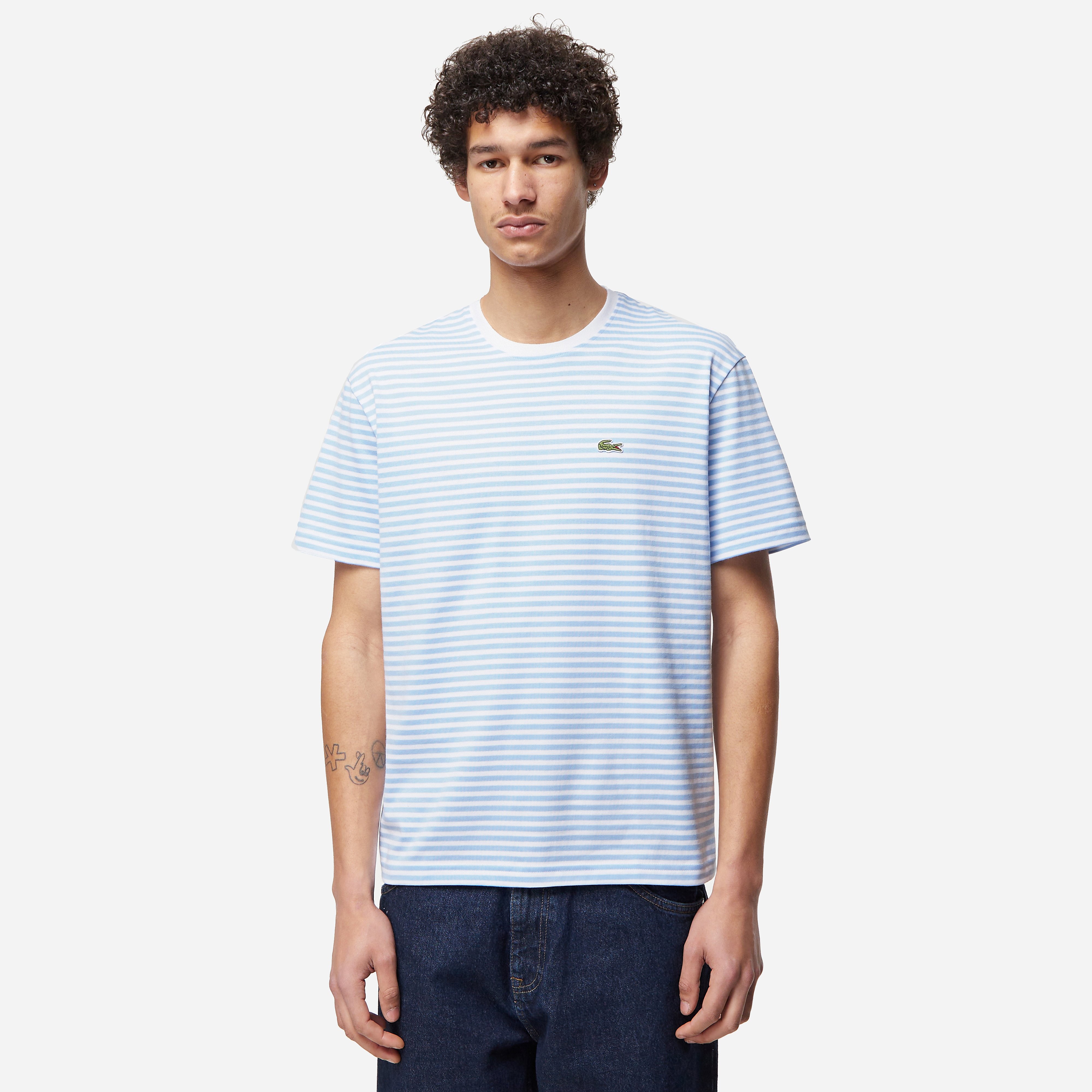 Lacoste Stripe T-Shirt, Blue