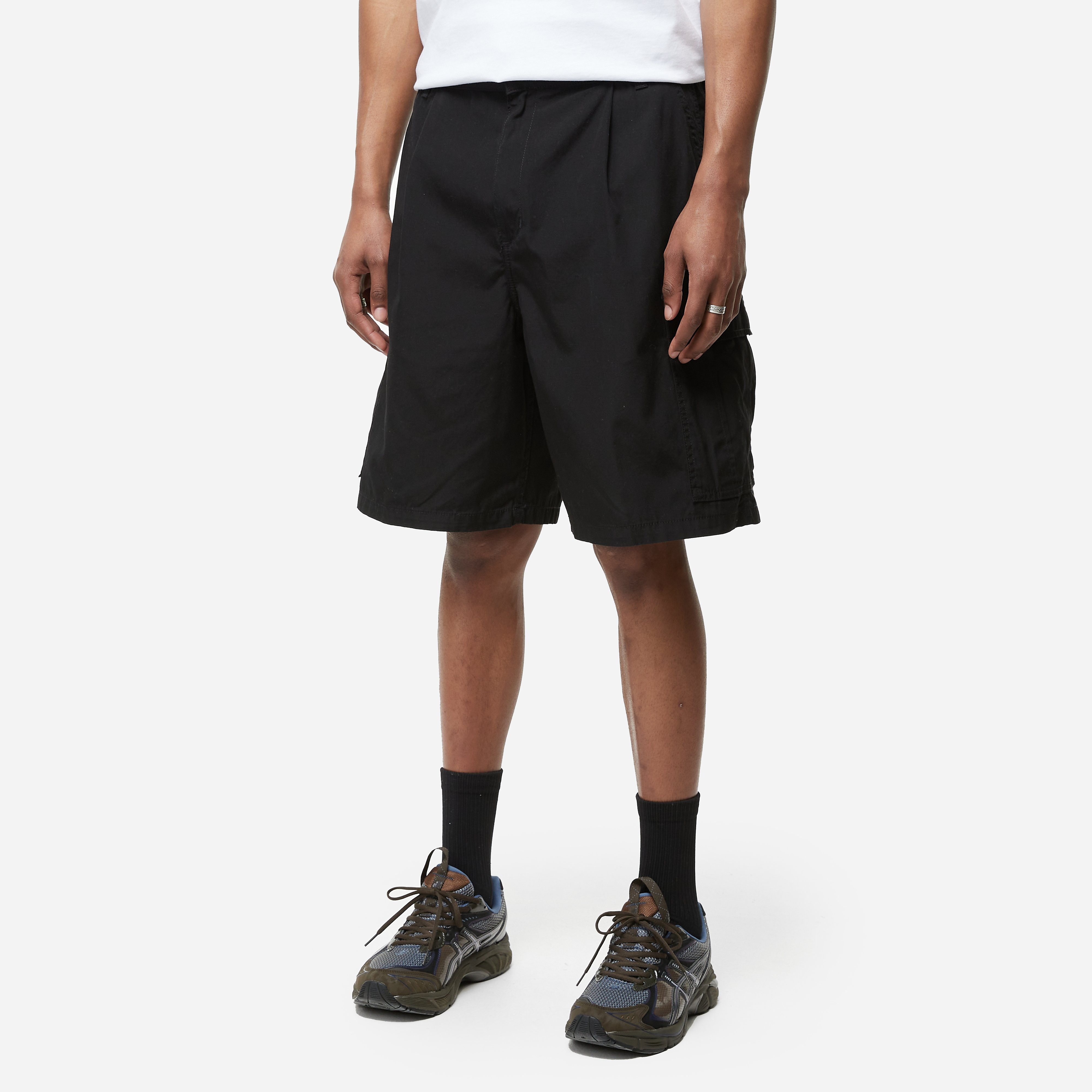 Carhartt WIP Cole Cargo Short, Black Curated Menswear