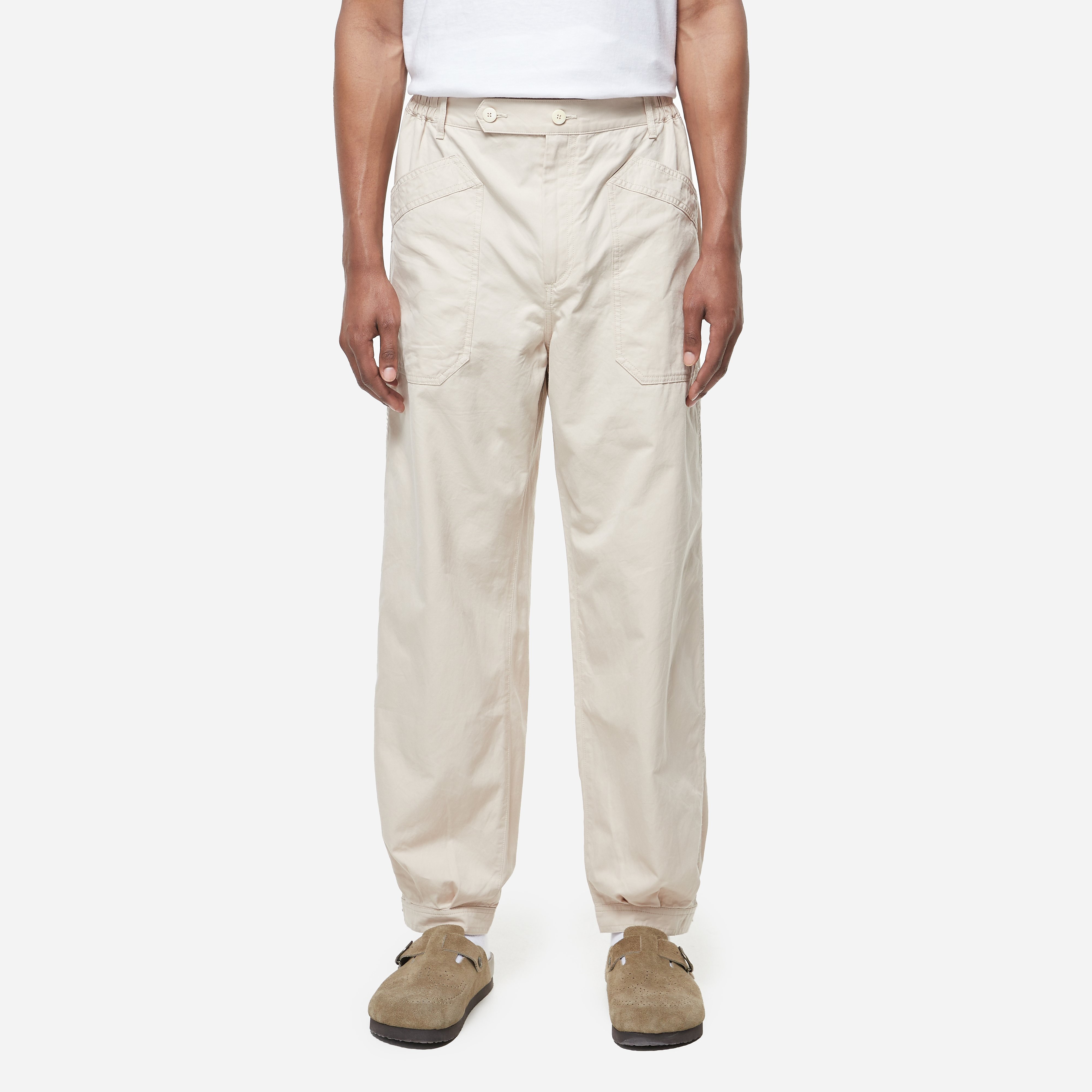 Visvim Carroll Pants, Ivory - Curated Menswear