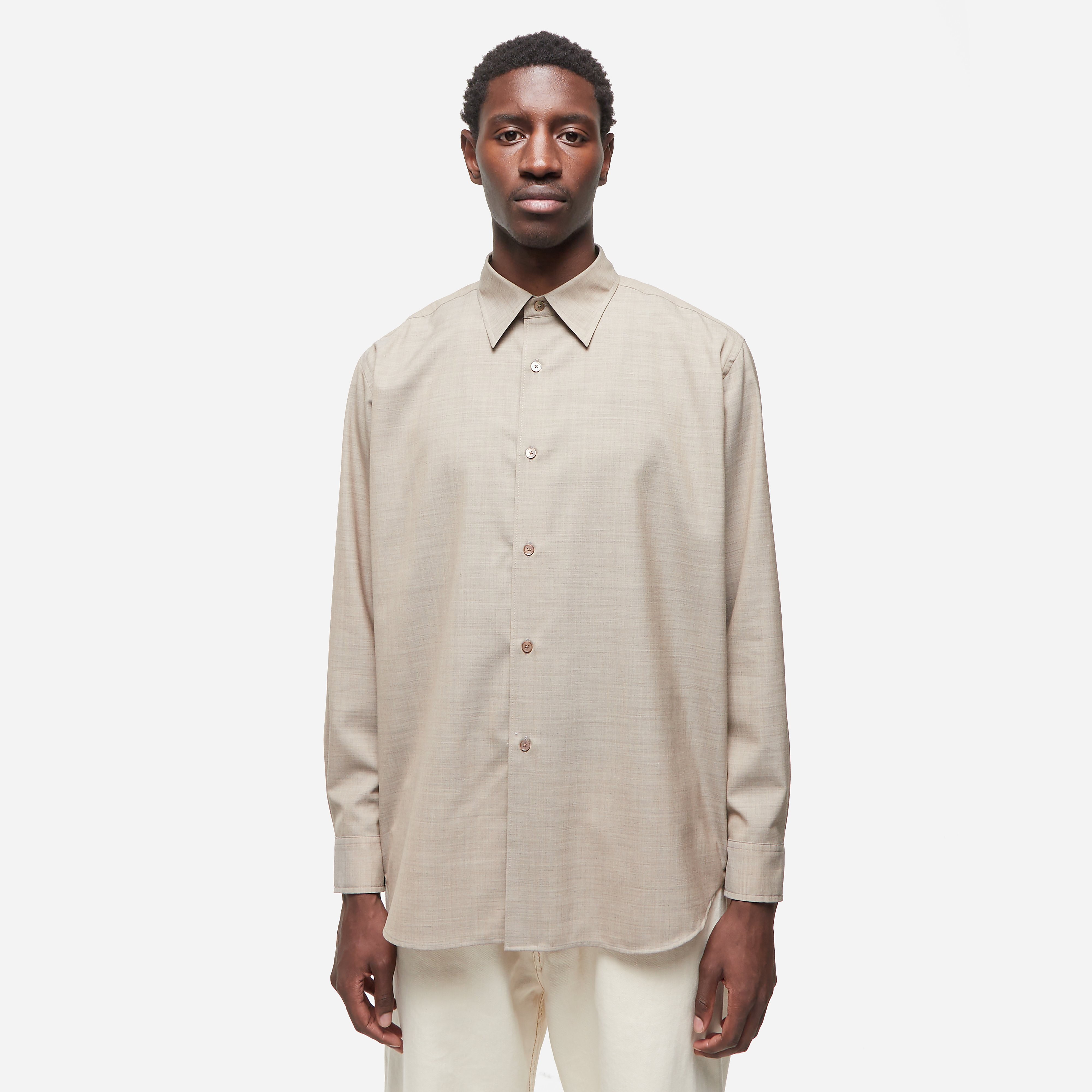 【新品・タグ付】AURALEE TROPICAL WOOL SHIRT Tropical Wool Shirt