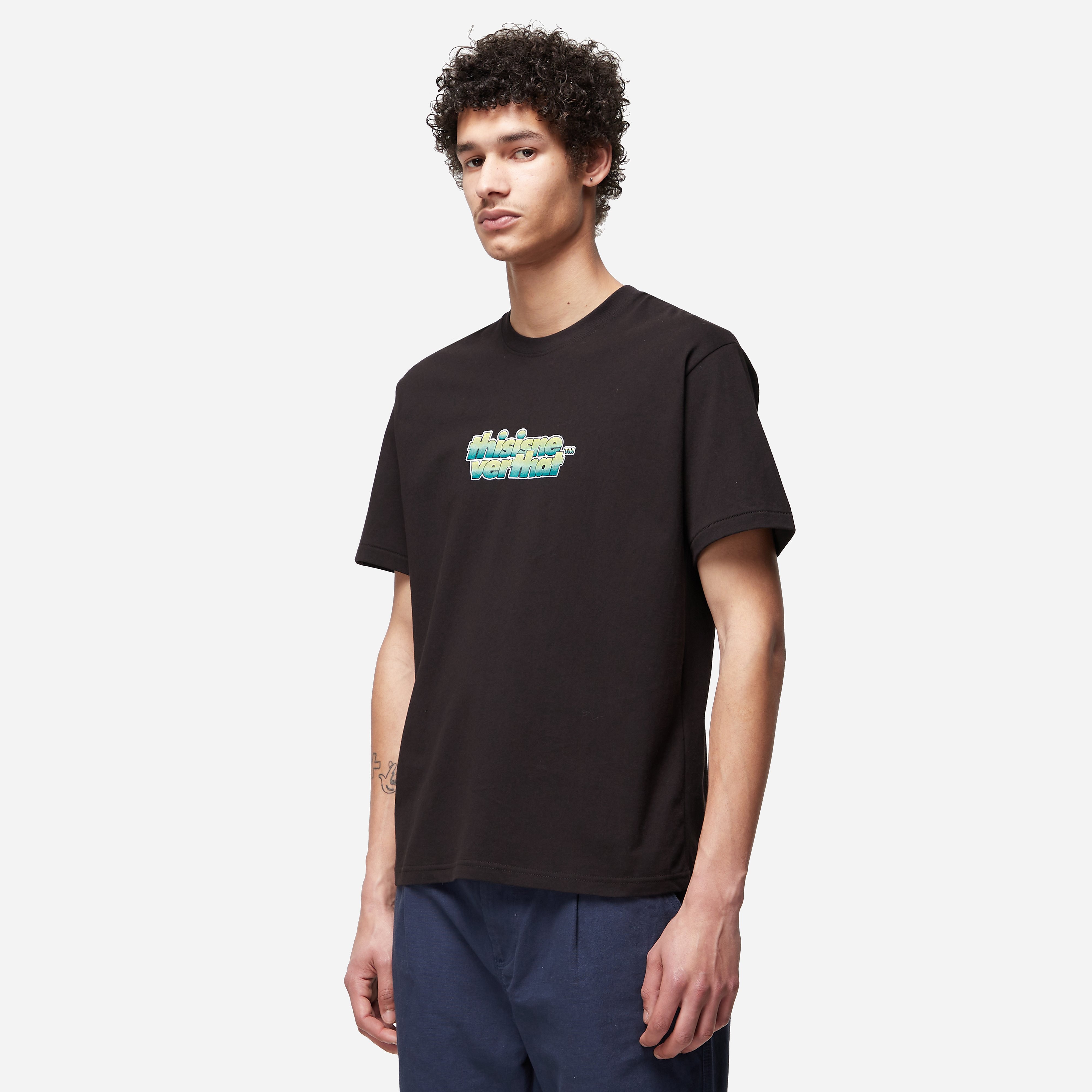 Thisisneverthat Mesh Football Jersey, Navy - Curated Menswear