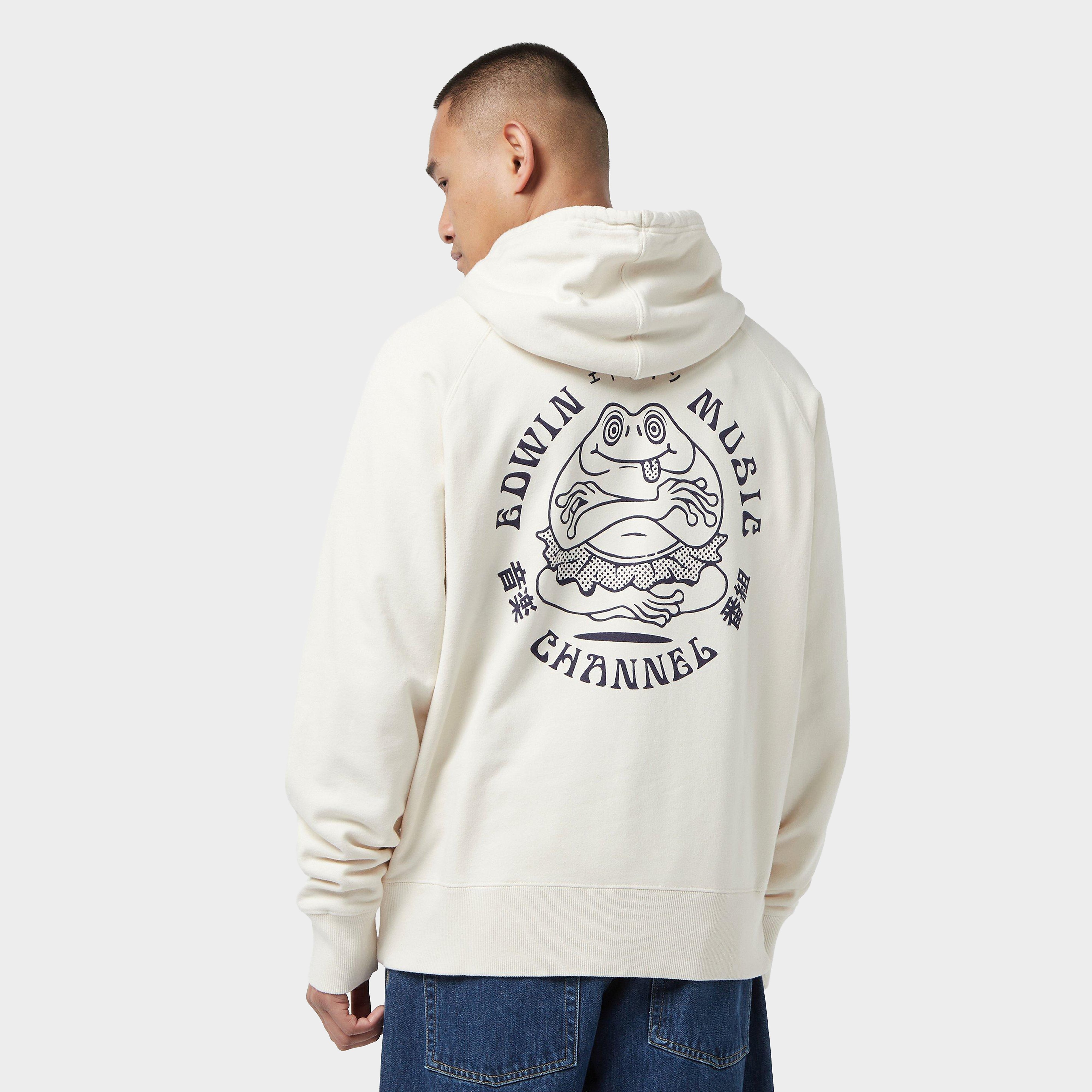 Edwin Music Channel Hoodie in White