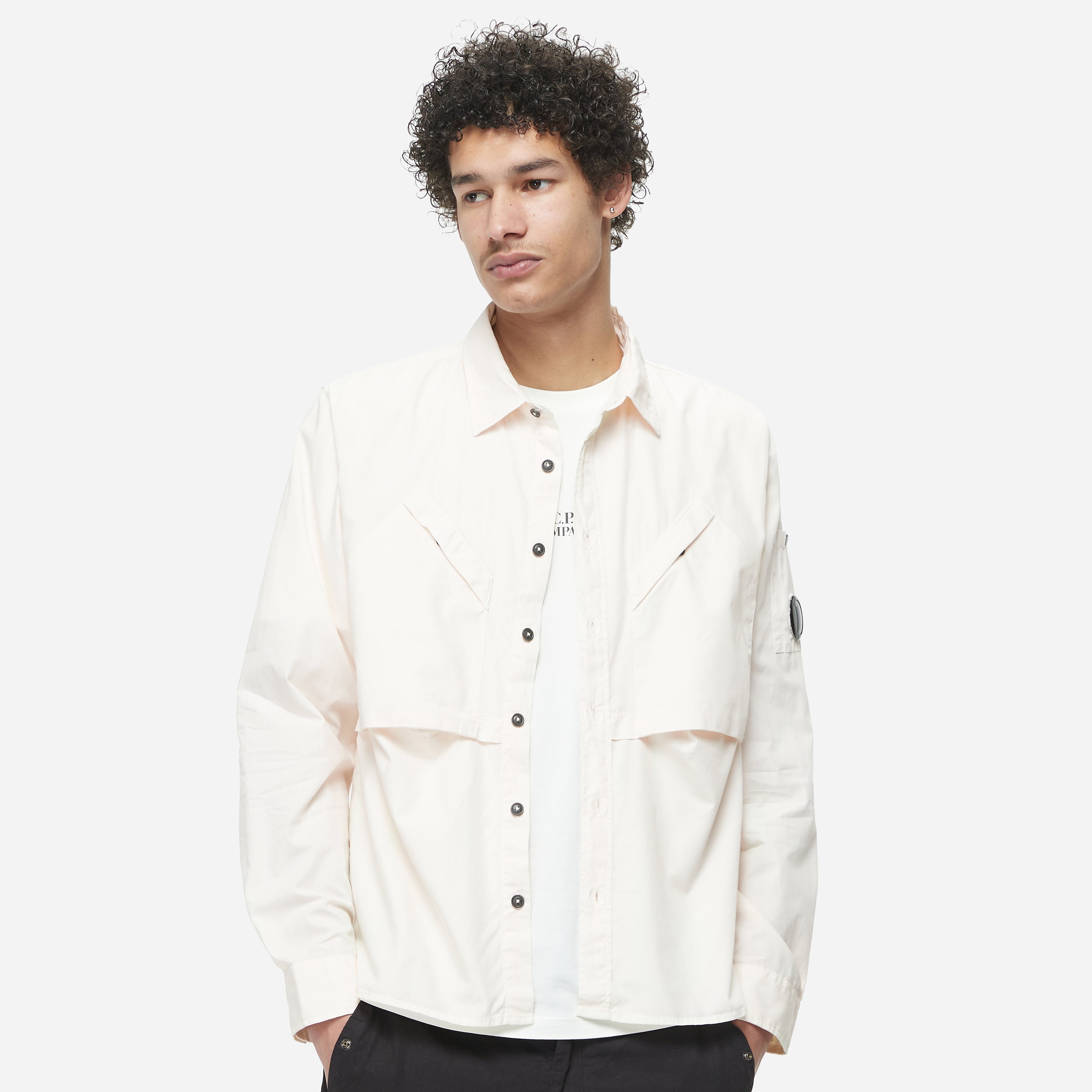 C.P. Company Ripstop Overshirt, Beige