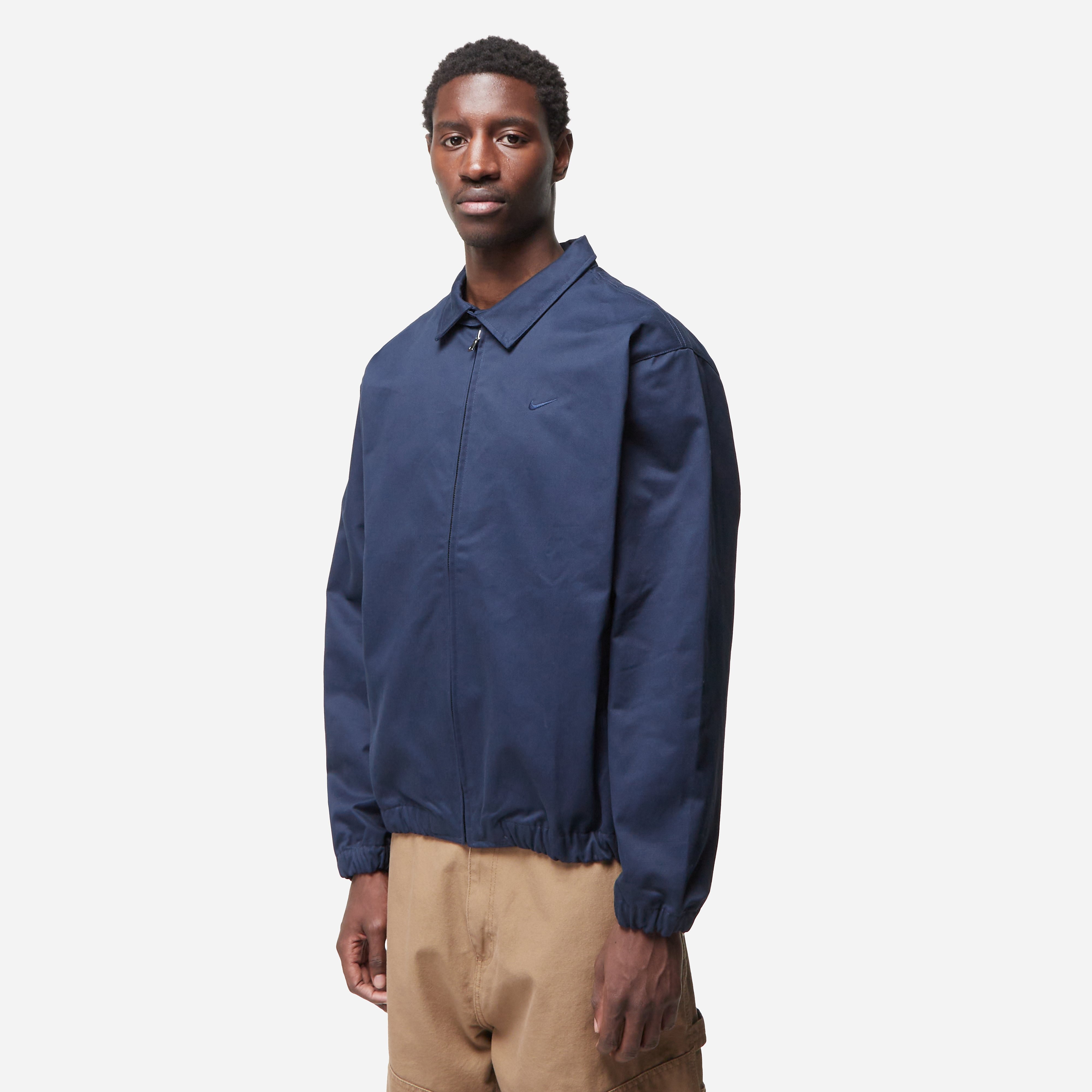 Nike Life Harrington Jacket, Navy - Curated Menswear