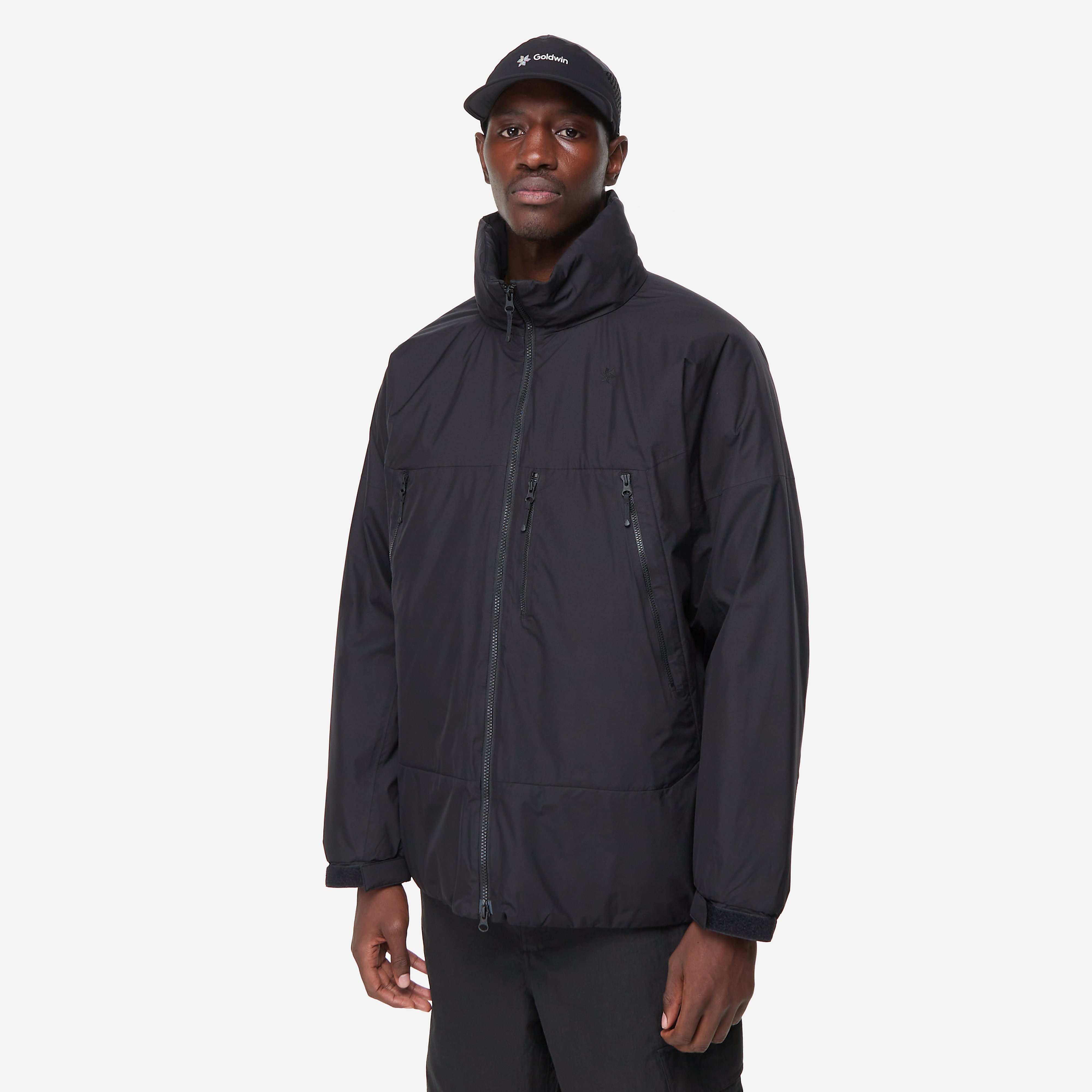 Goldwin GORE-TEX Windstopper Puffy Mil Jacket, Black - Curated