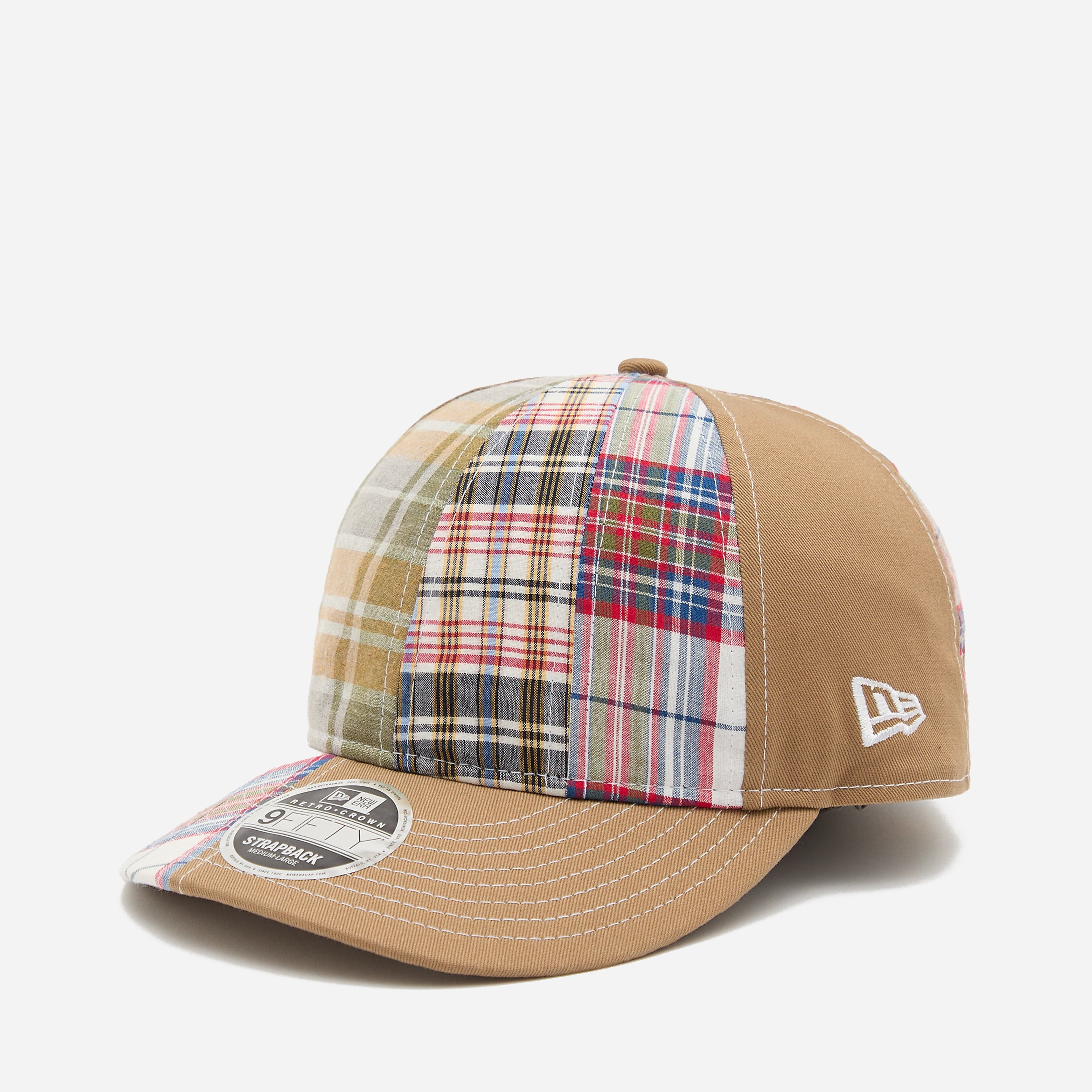Neighborhood Men's Gingham Hombre Check Dad Cap Navy