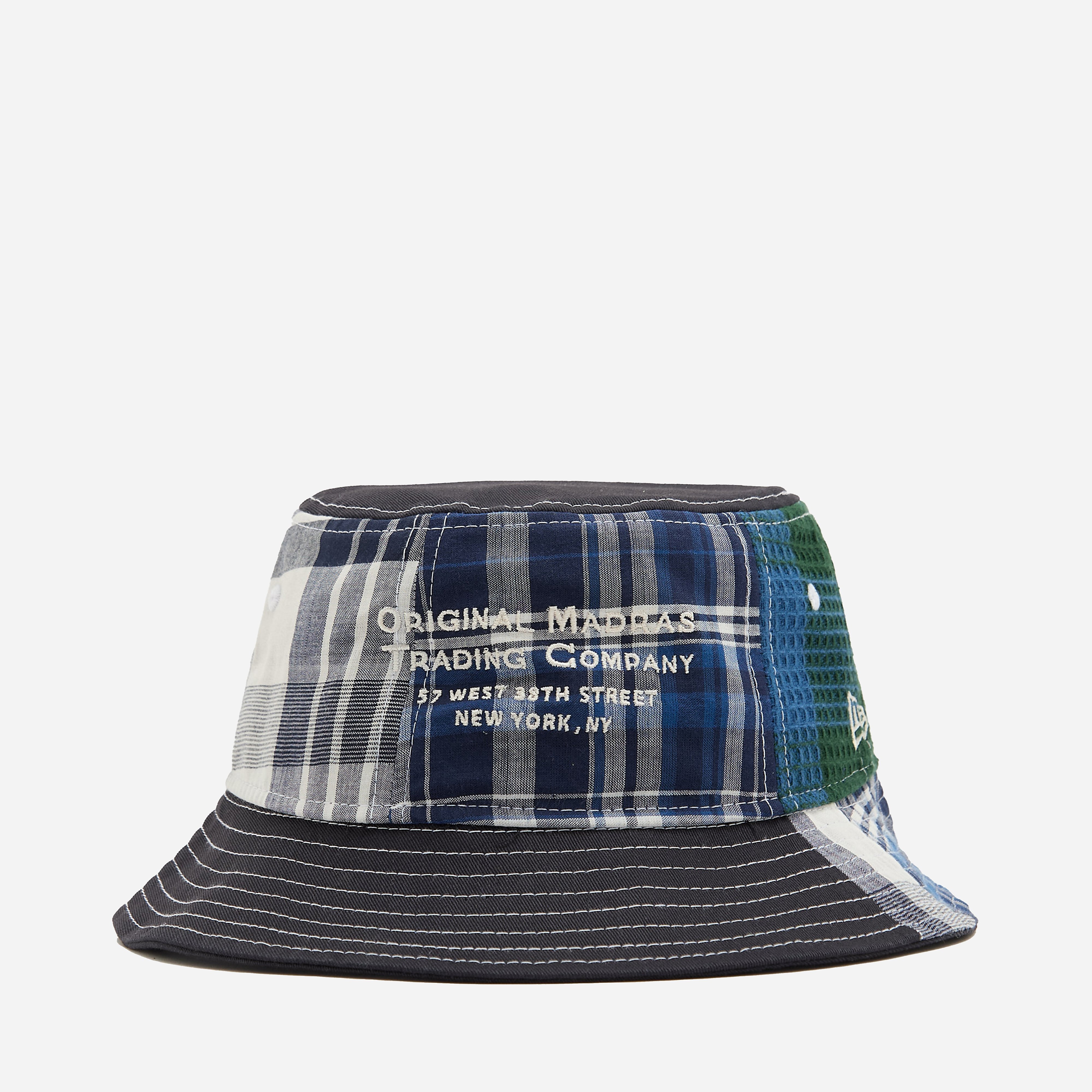New Era Original Madras Trading Company Bucket Hat, NVY - Curated
