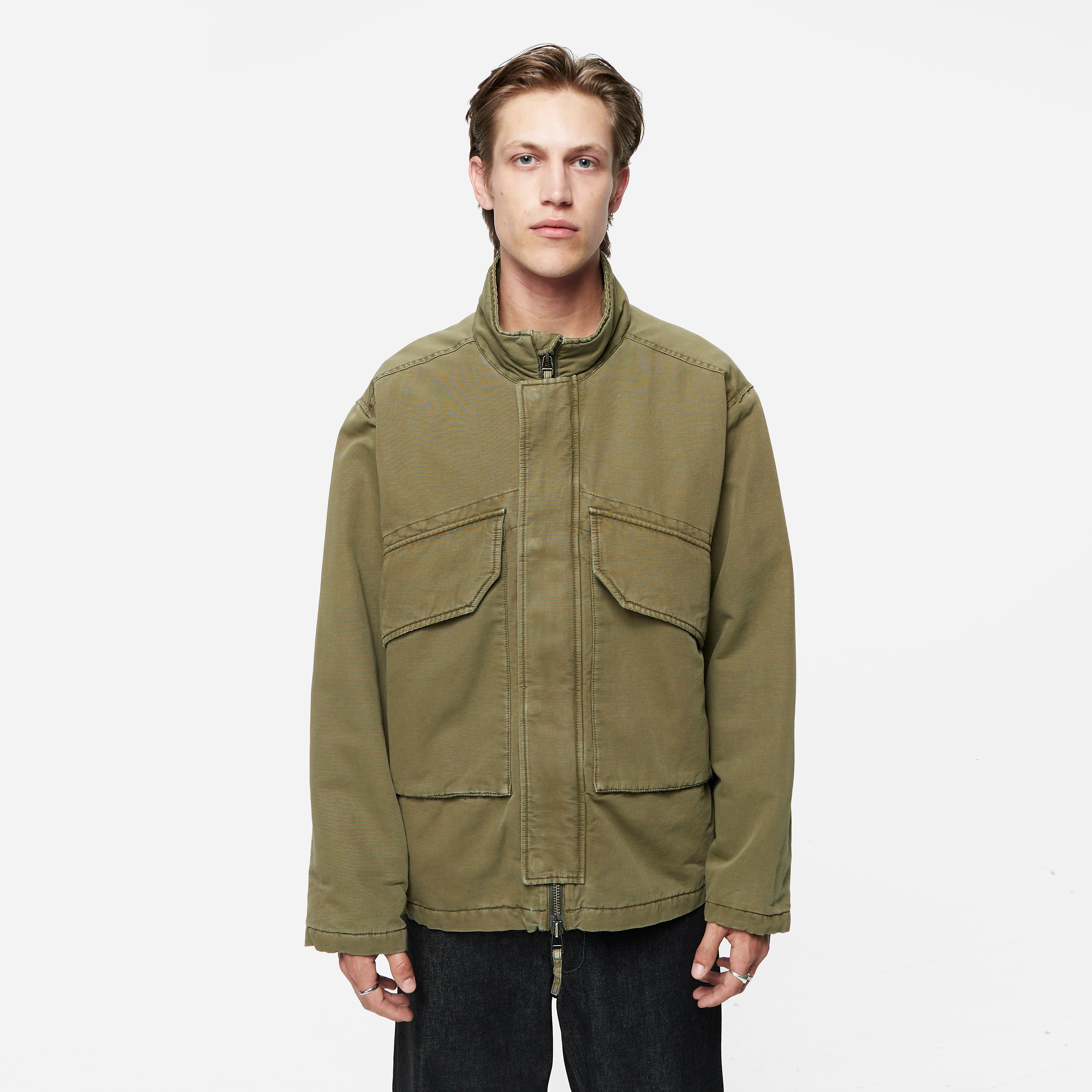 Stussy Insulated Field Jacket, Green - Curated Menswear