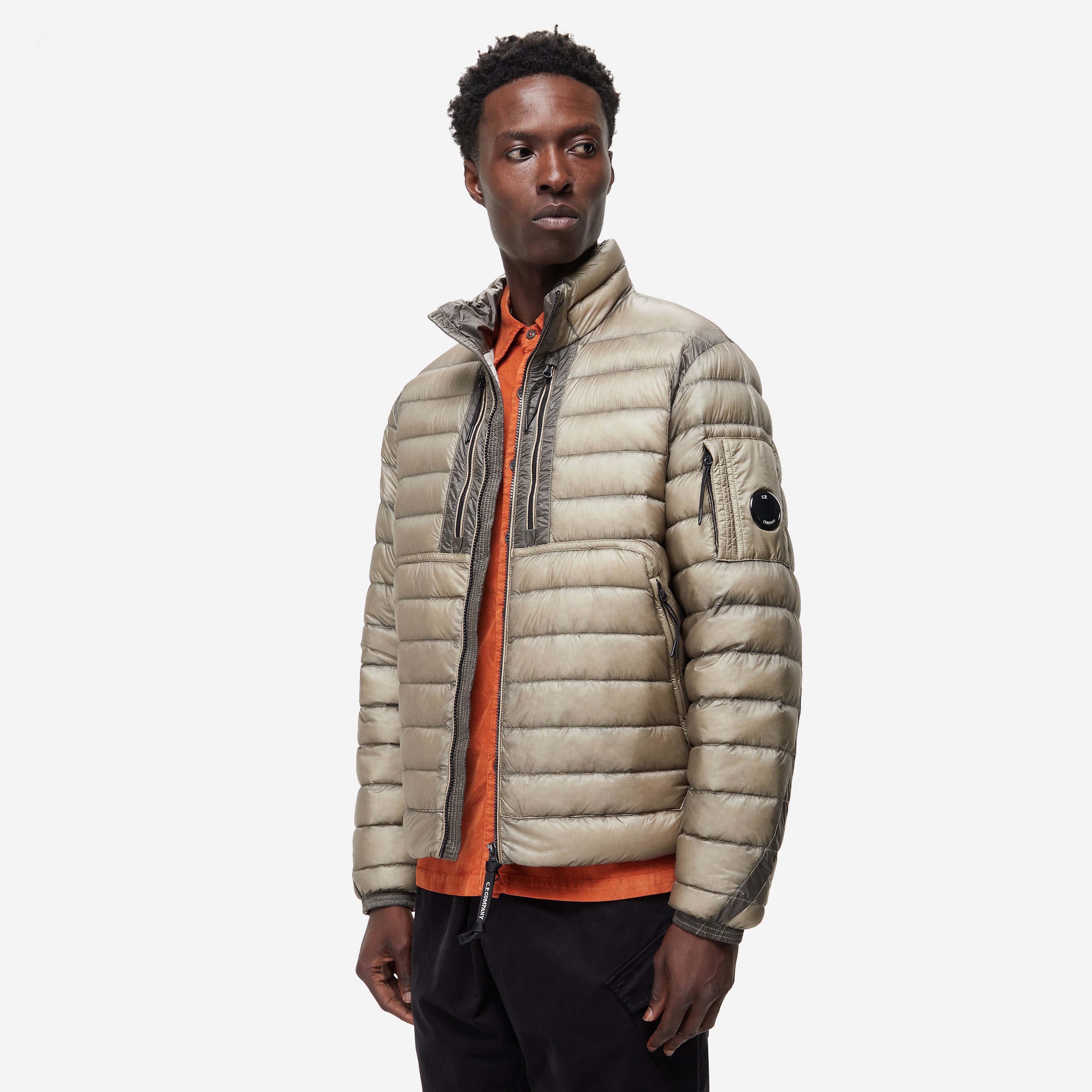 Company DD Shell Jacket, Khaki Curated Menswear