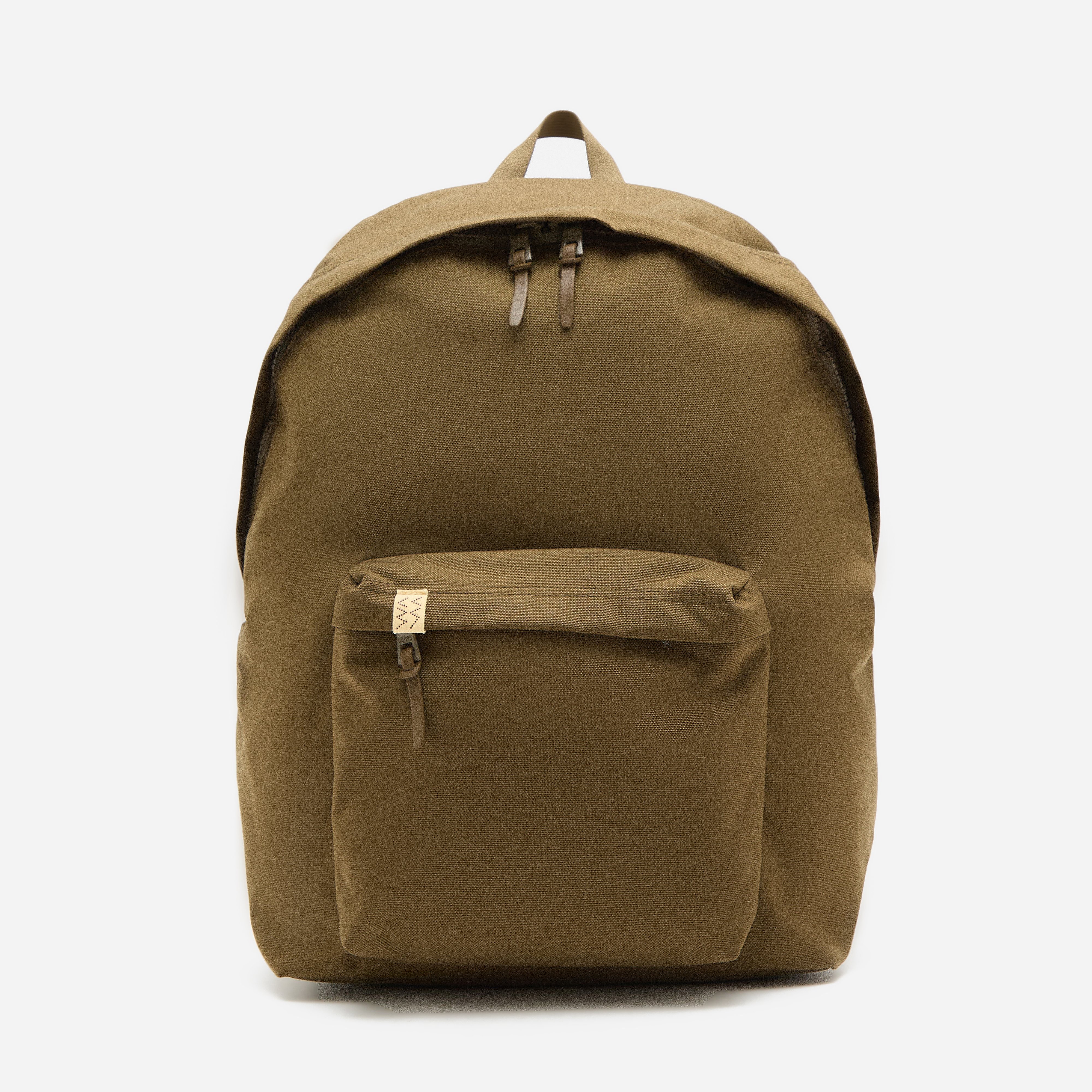 Visvim Cordura Rucksack 22L, Olive - Curated Menswear
