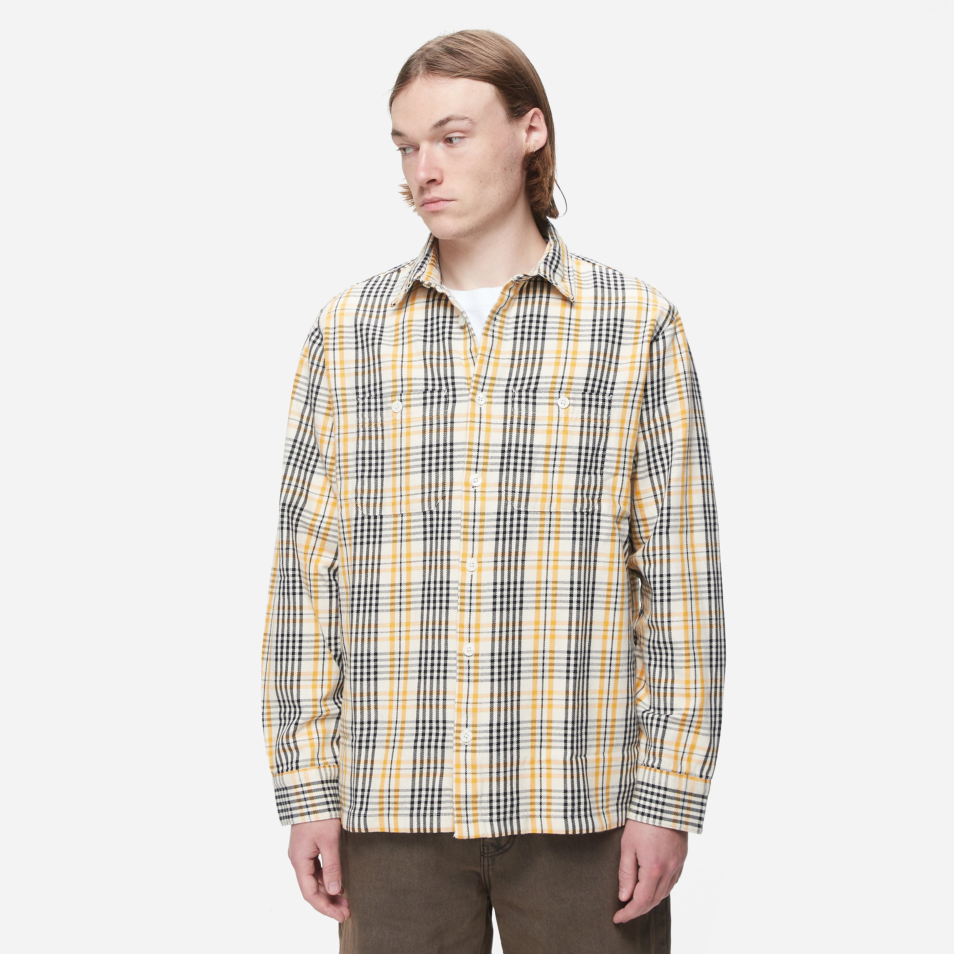 Carhartt WIP x Invincible Work Shirt Max, BRN - Curated Menswear