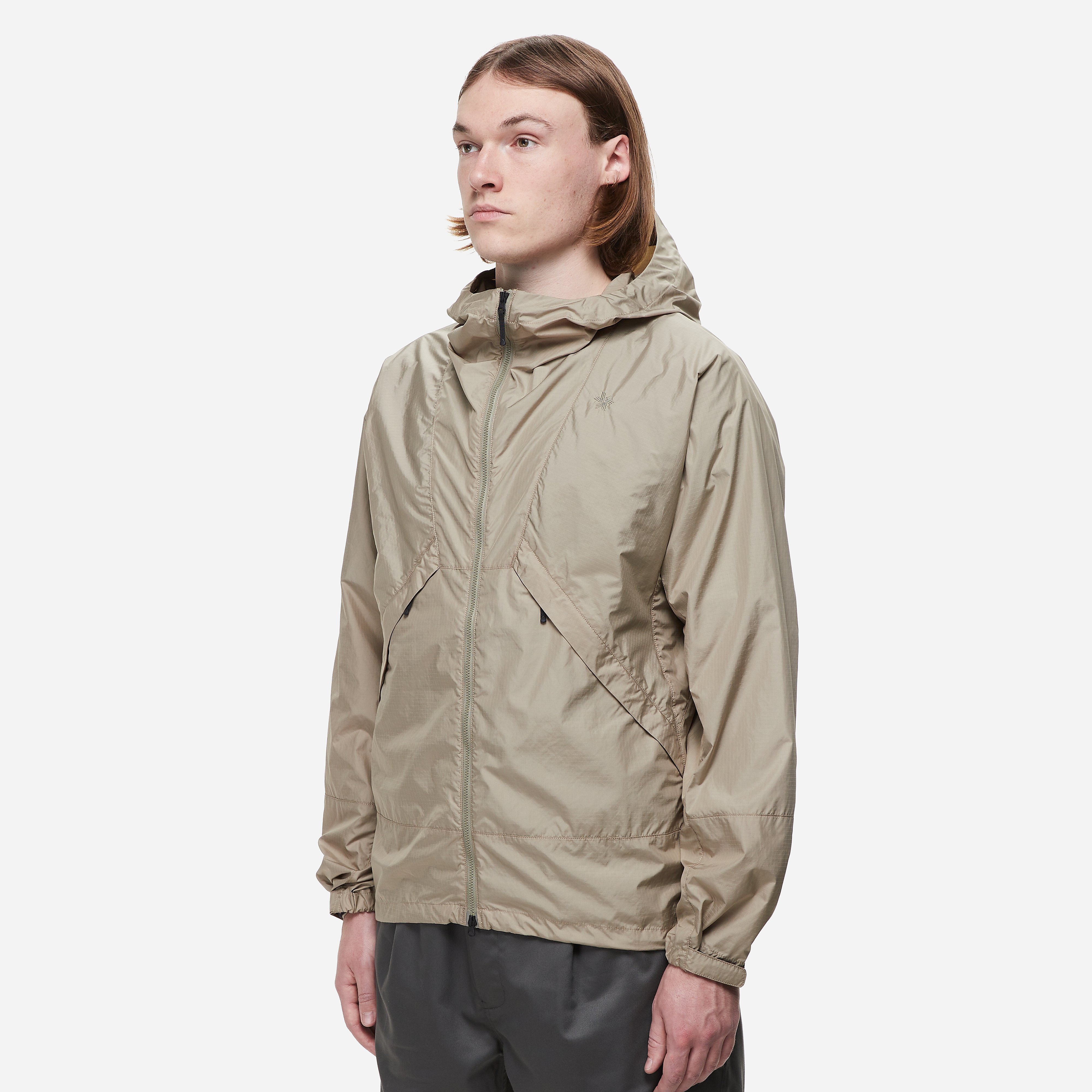 GOLDWIN Ripstop Light Jacket ゴールドウィン Goldwin Ripstop Light Jacket, Beige - Curated Menswear