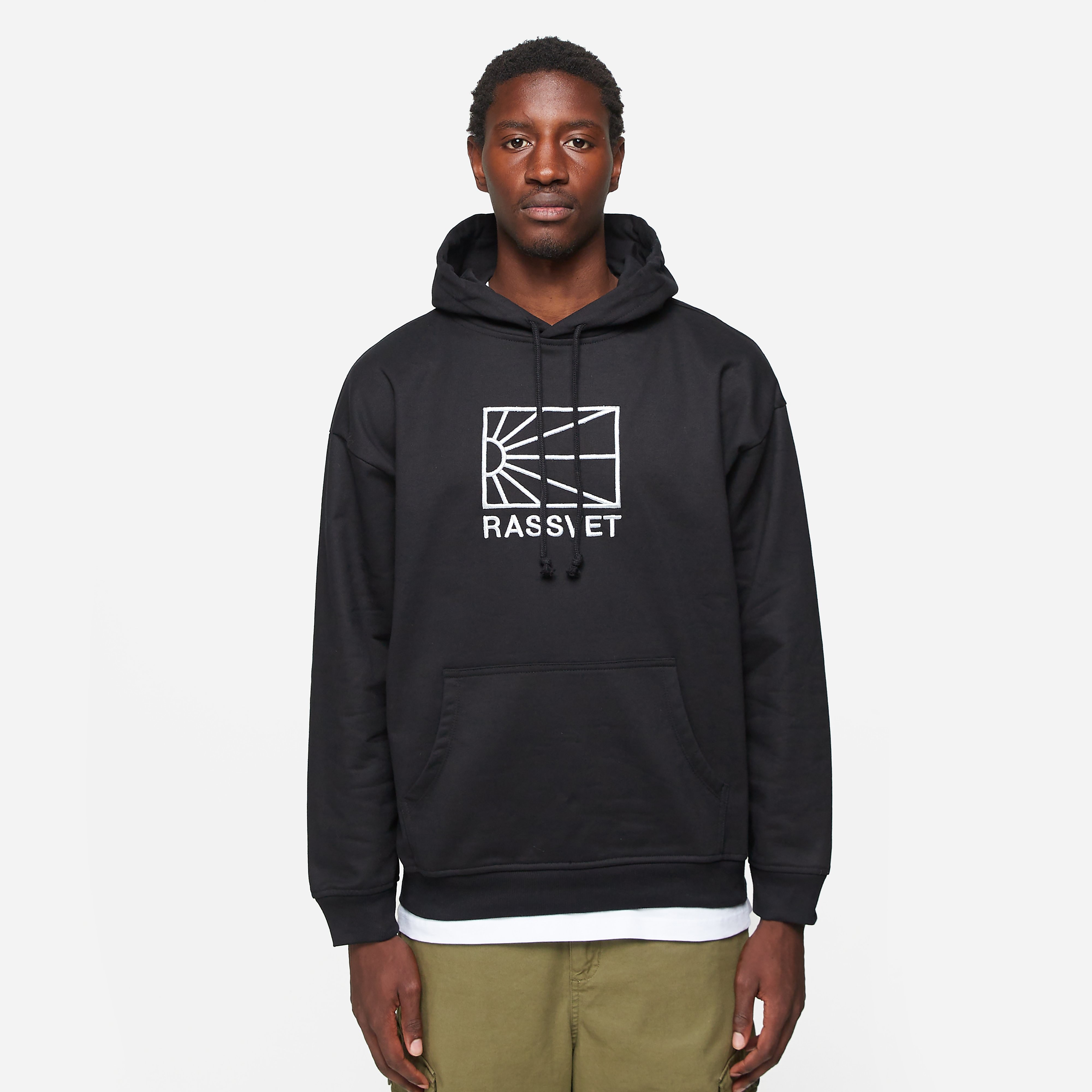 メンズ RASSVET House Graphic Zip Hoodie Black S