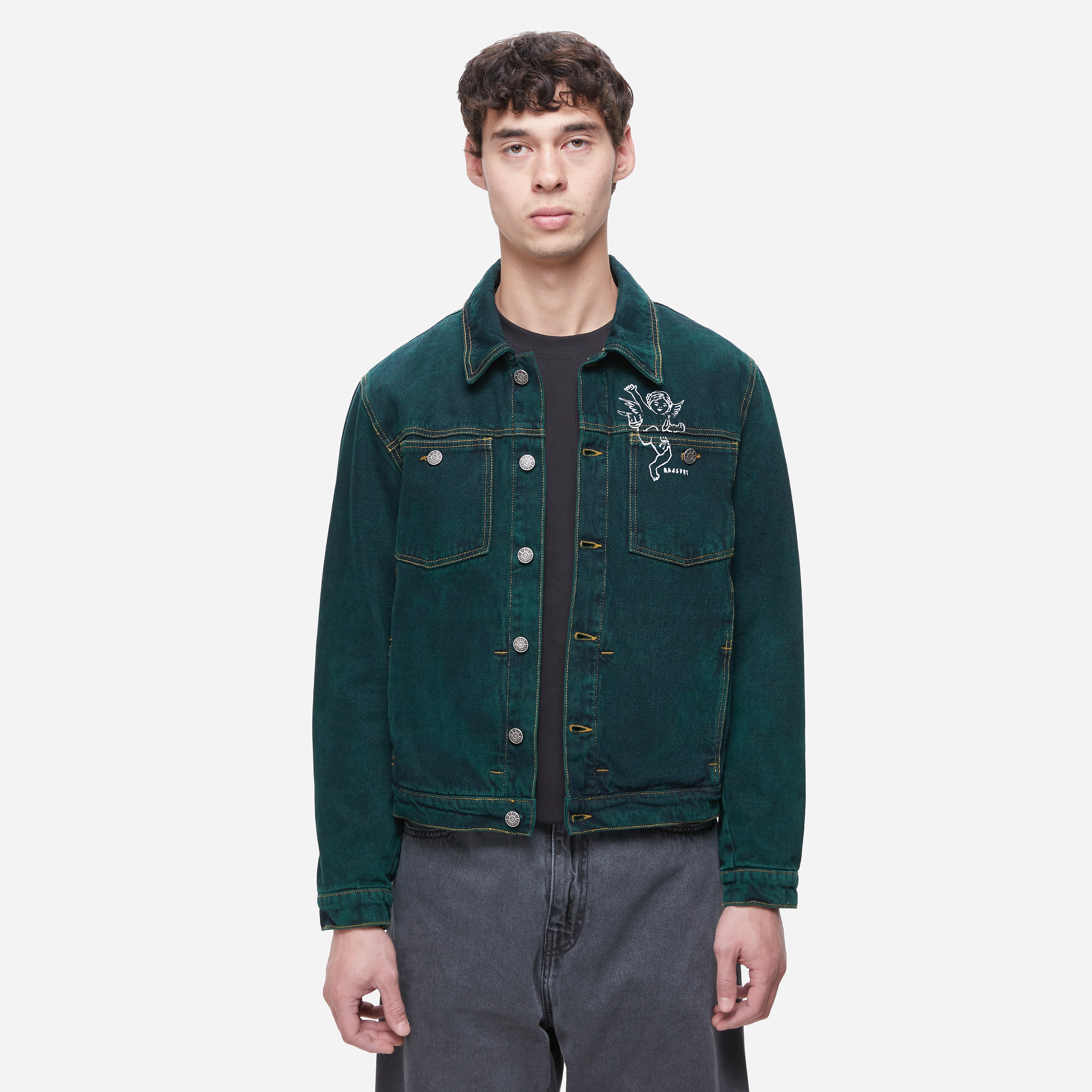 rassvet velours sports jacket (blue) | a.plus