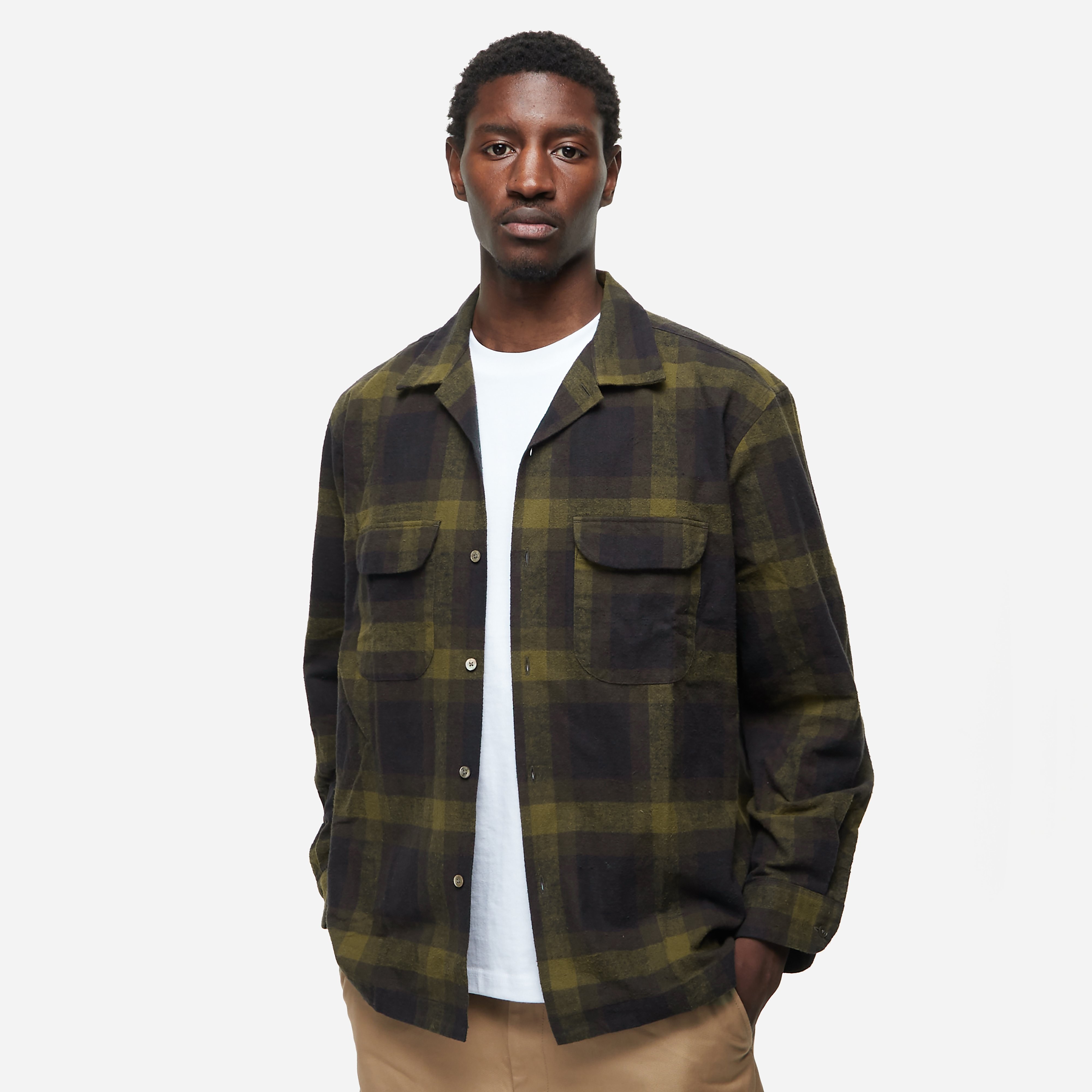 Pilgrim Surf Supply Vincent Shirt, Yellow - Curated Menswear