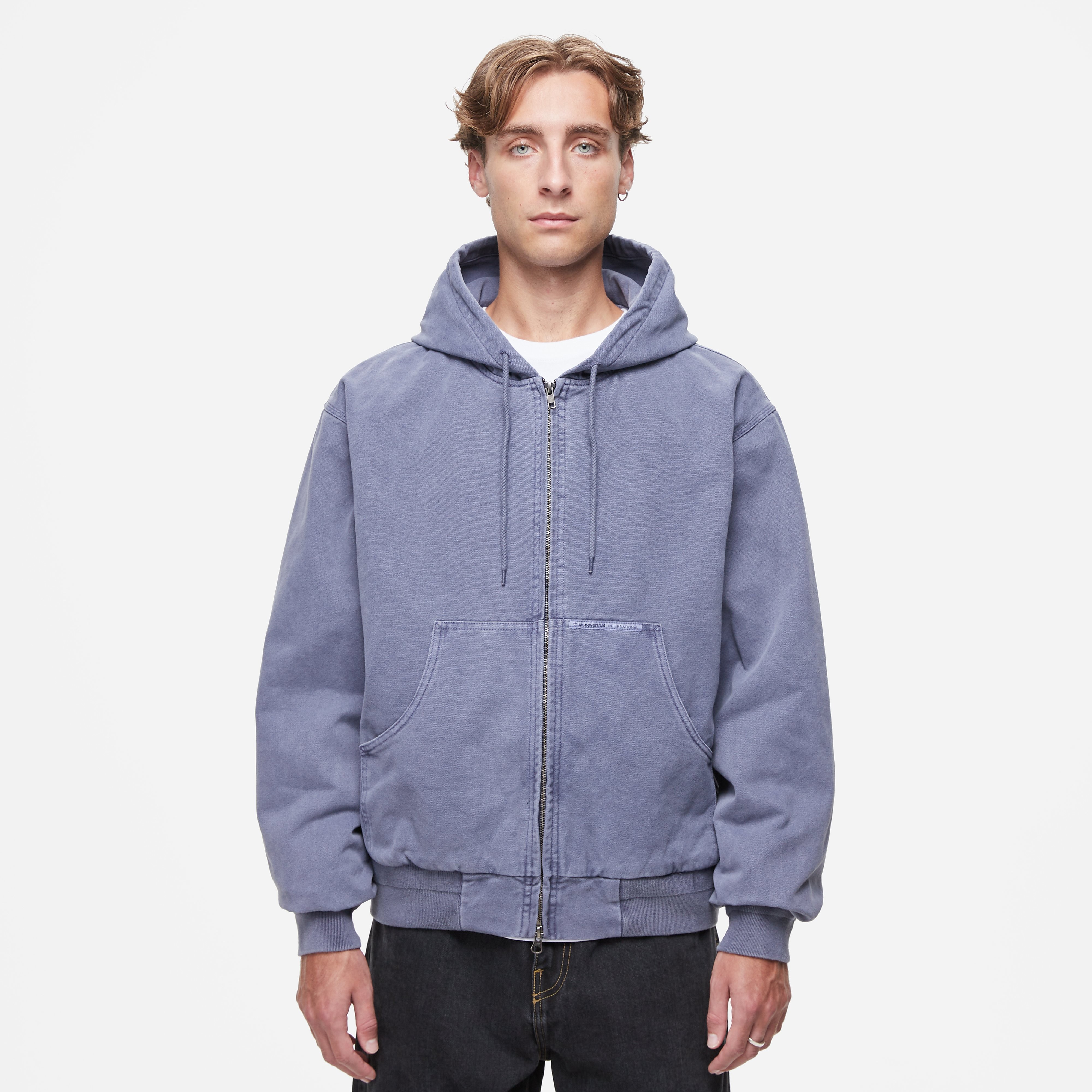 Thisisneverthat Hooded Jacket, Purple - Curated Menswear