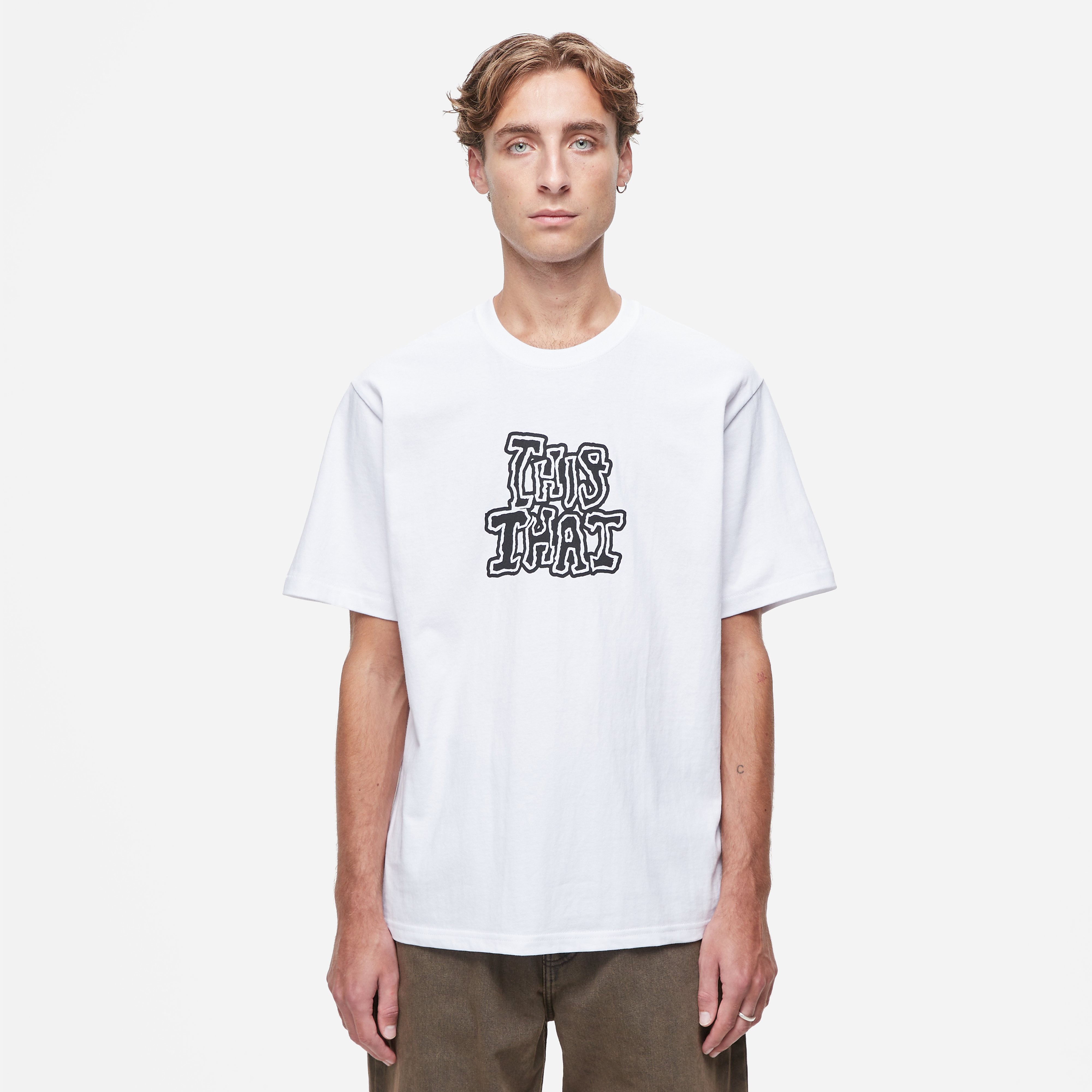 ★thisisneverthat★ Hamburger Tee White TN251TTSST38WHT Hamburger Tee - thisisneverthat®