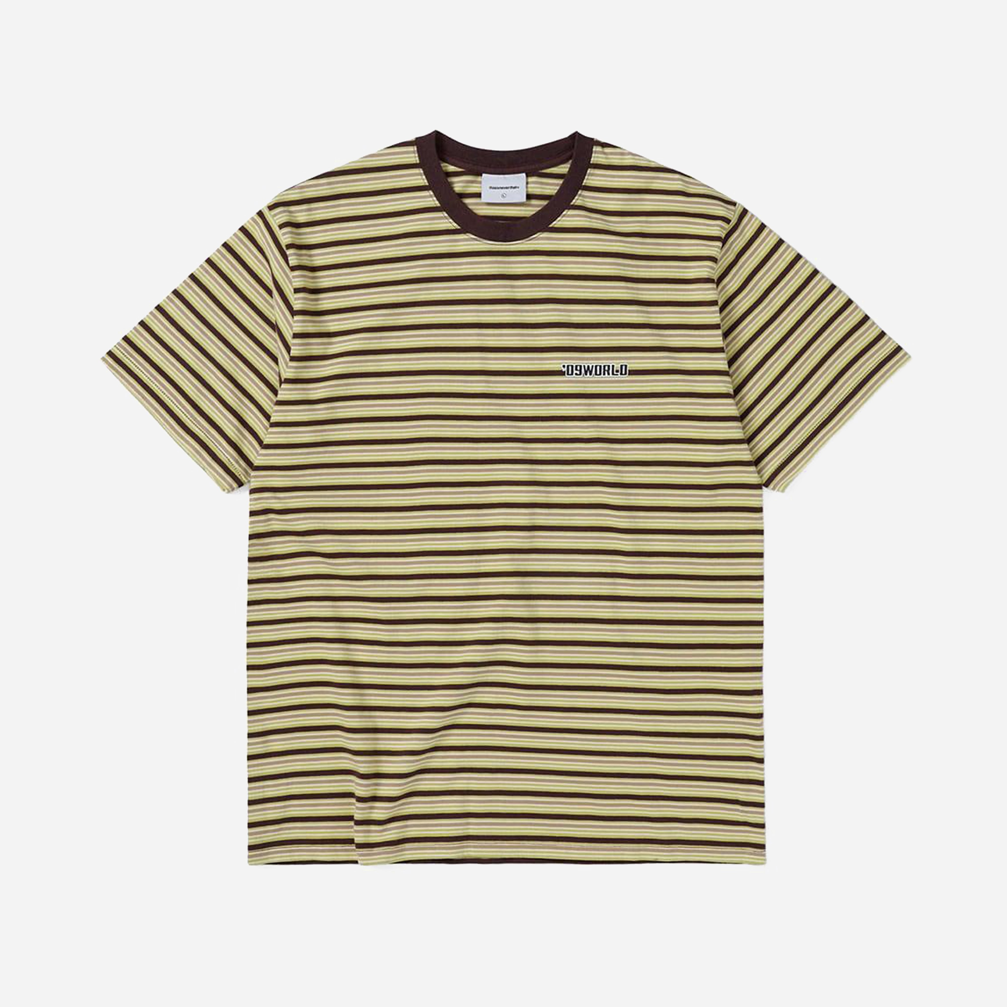 Thisisneverthat 09 World Striped T-Shirt, Multi