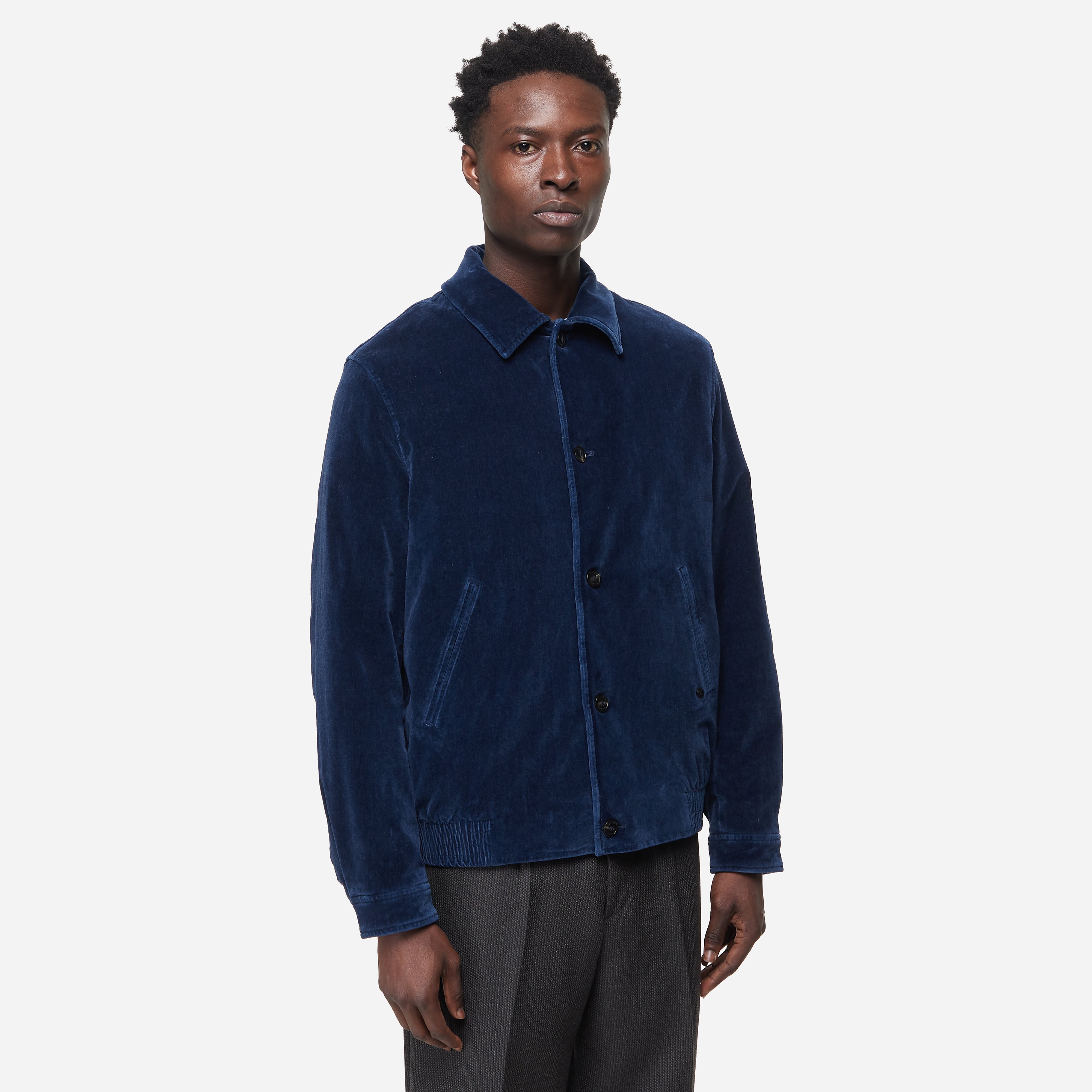 Closed Varsity Blouson, Blue