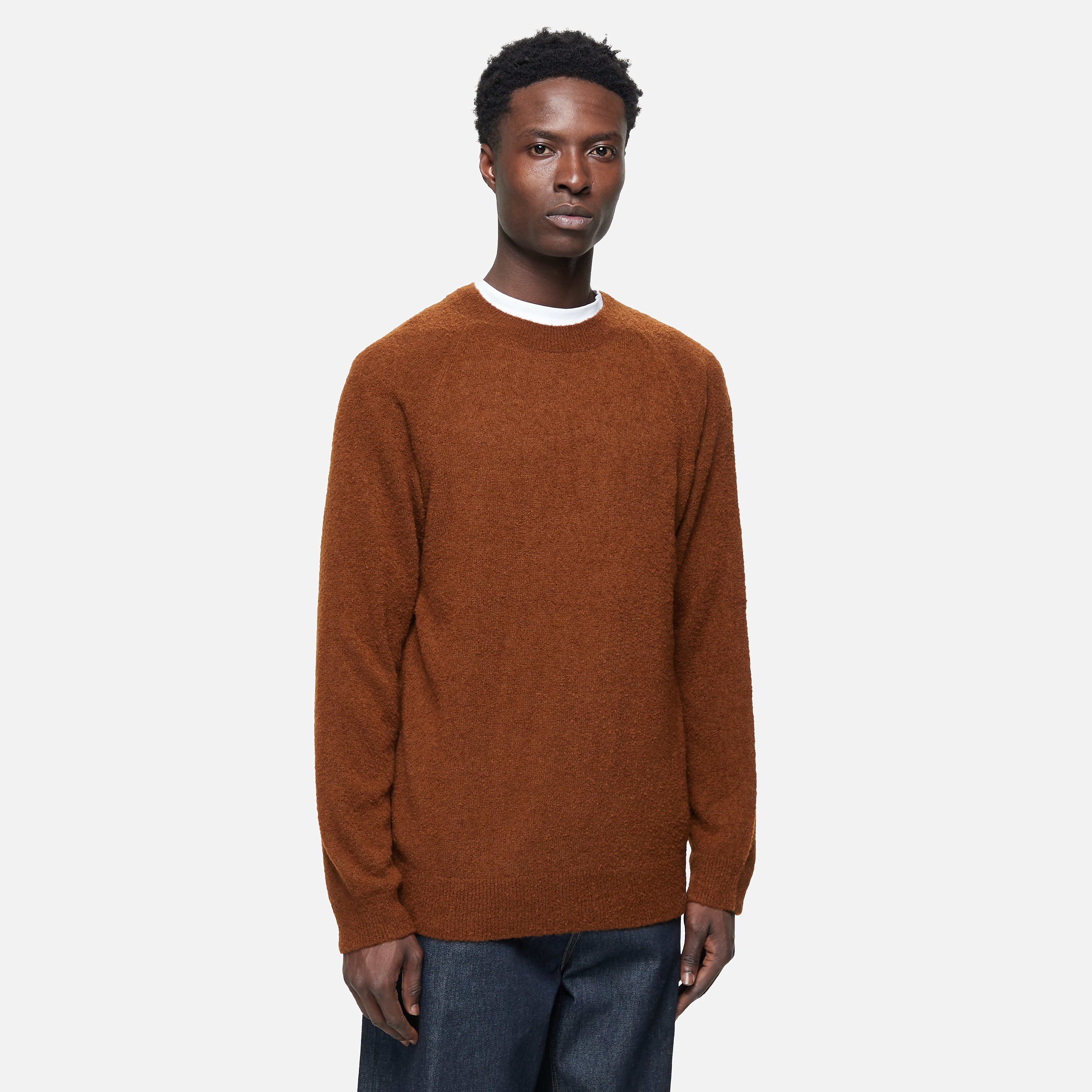 Closed Crewneck Raglan Sweatshirt, Chestnut