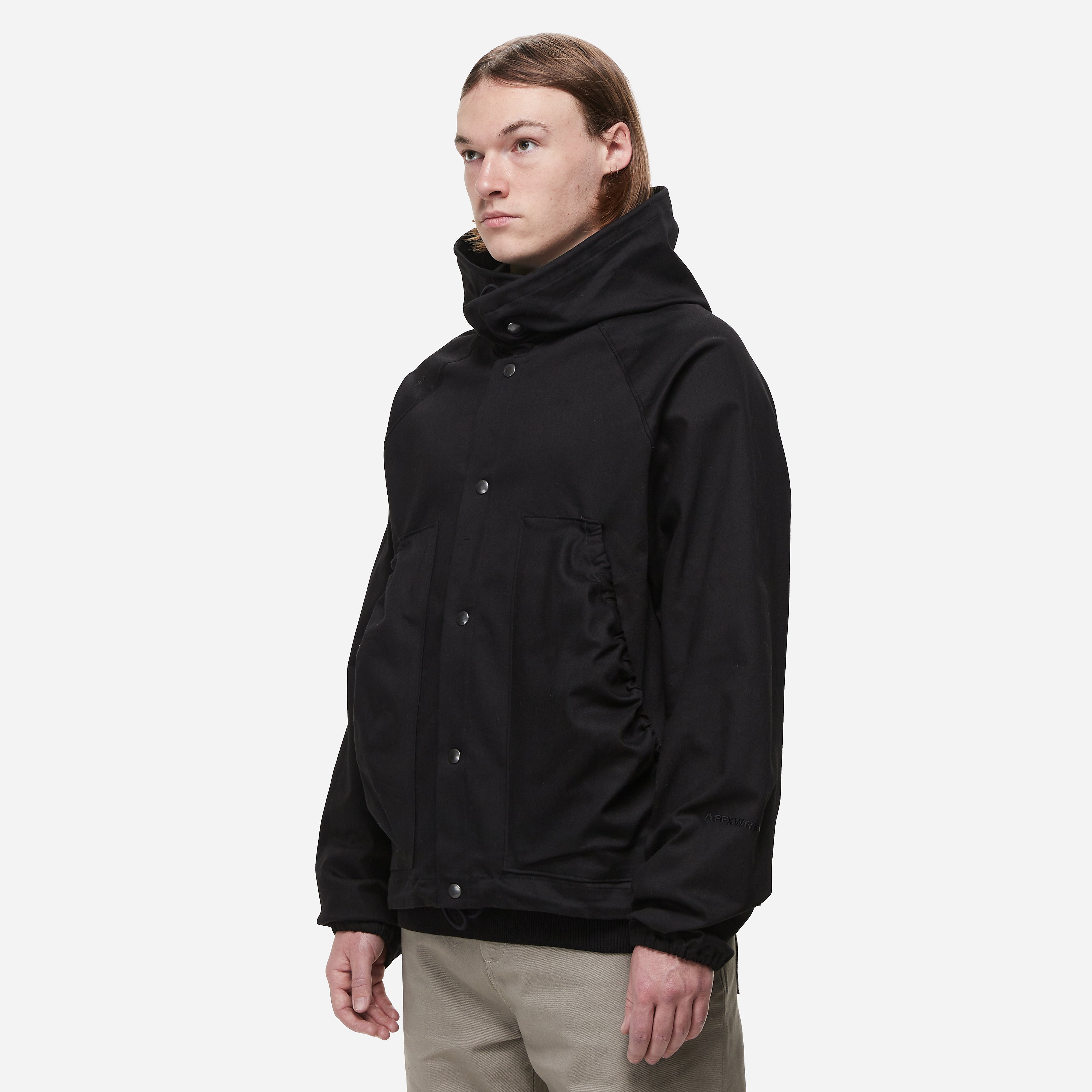 AFFXWRKS Shell Parka, Black - Curated Menswear