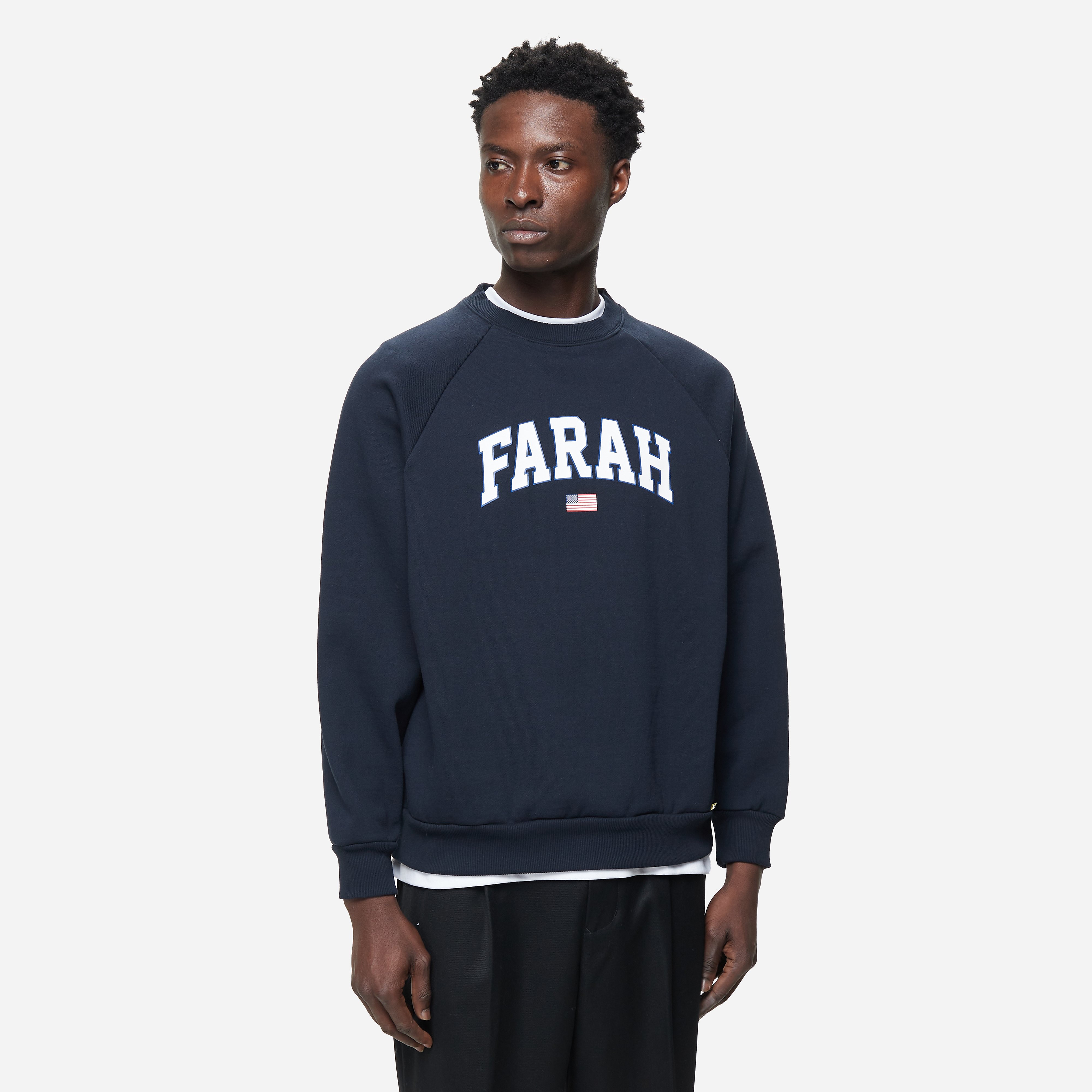 Farah Japan 2 Tuck Premium Wool Pant, Grey - Curated Menswear