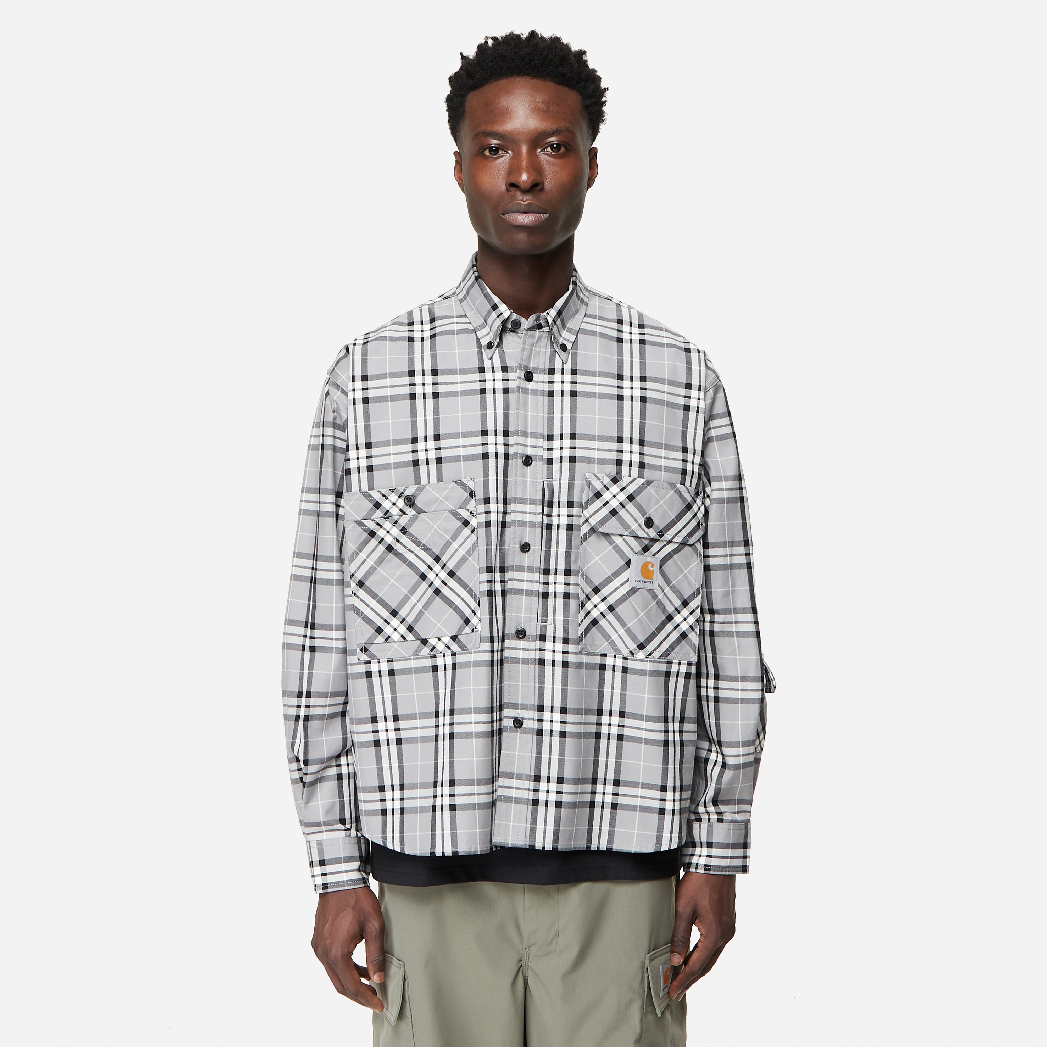 トップス carhartt INVINCIBLE L/S WORK SHIRT MAX Carhartt WIP x Invincible Work Shirt Max, BLK - Curated Menswear