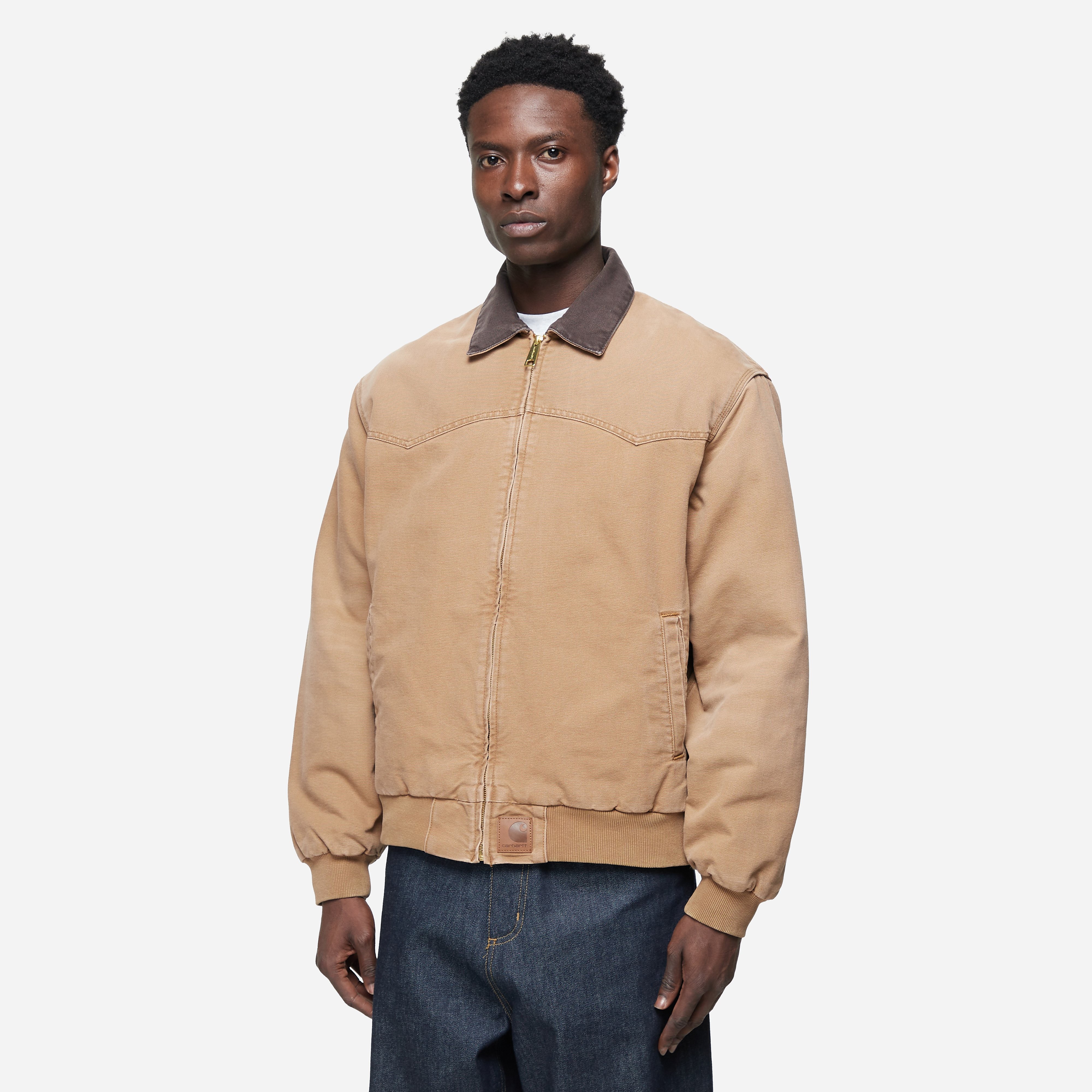 Carhartt WIP OG Santa Fe Jacket, Brown - Curated Menswear
