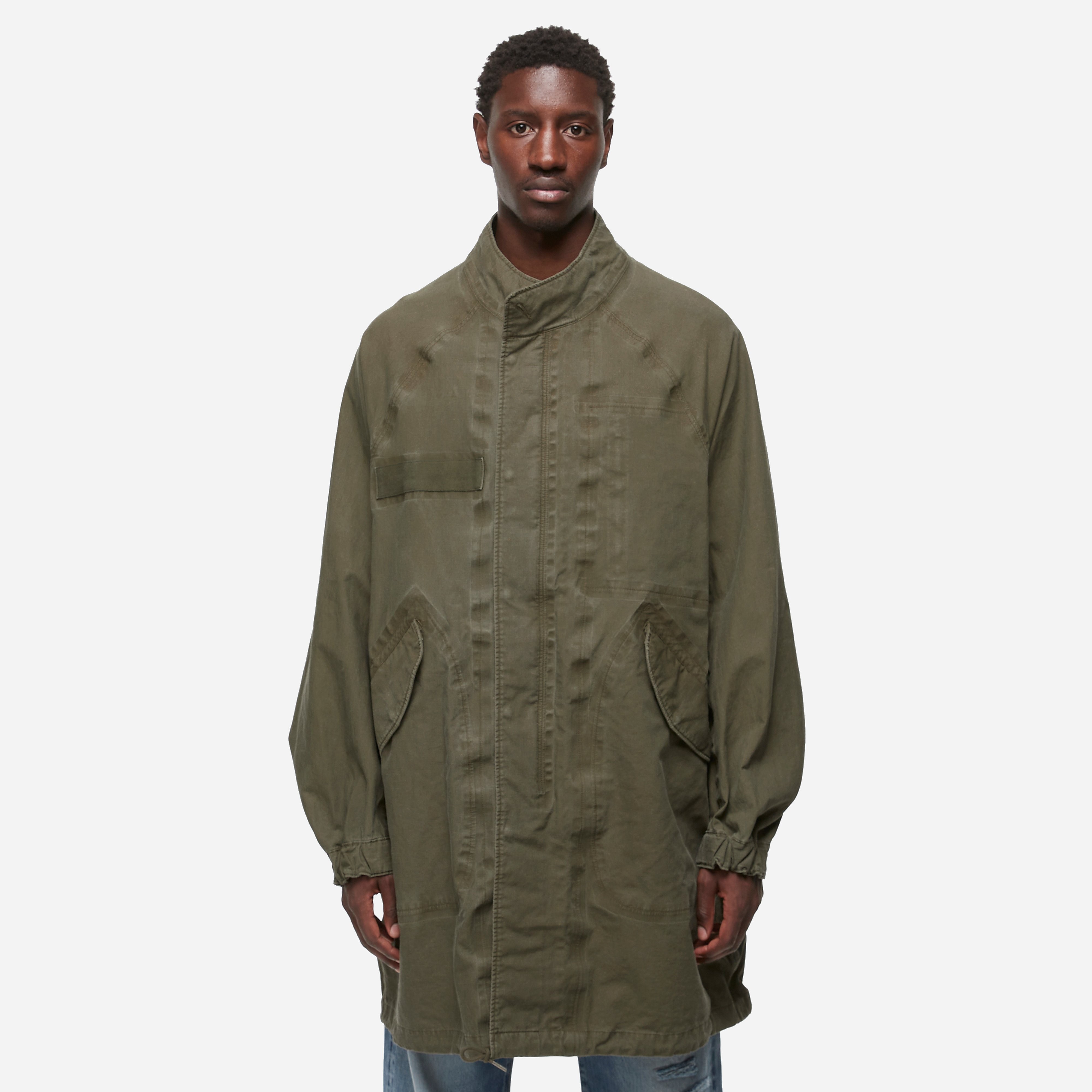 Visvim Six-Five Fishtail Parka, Green - Curated Menswear