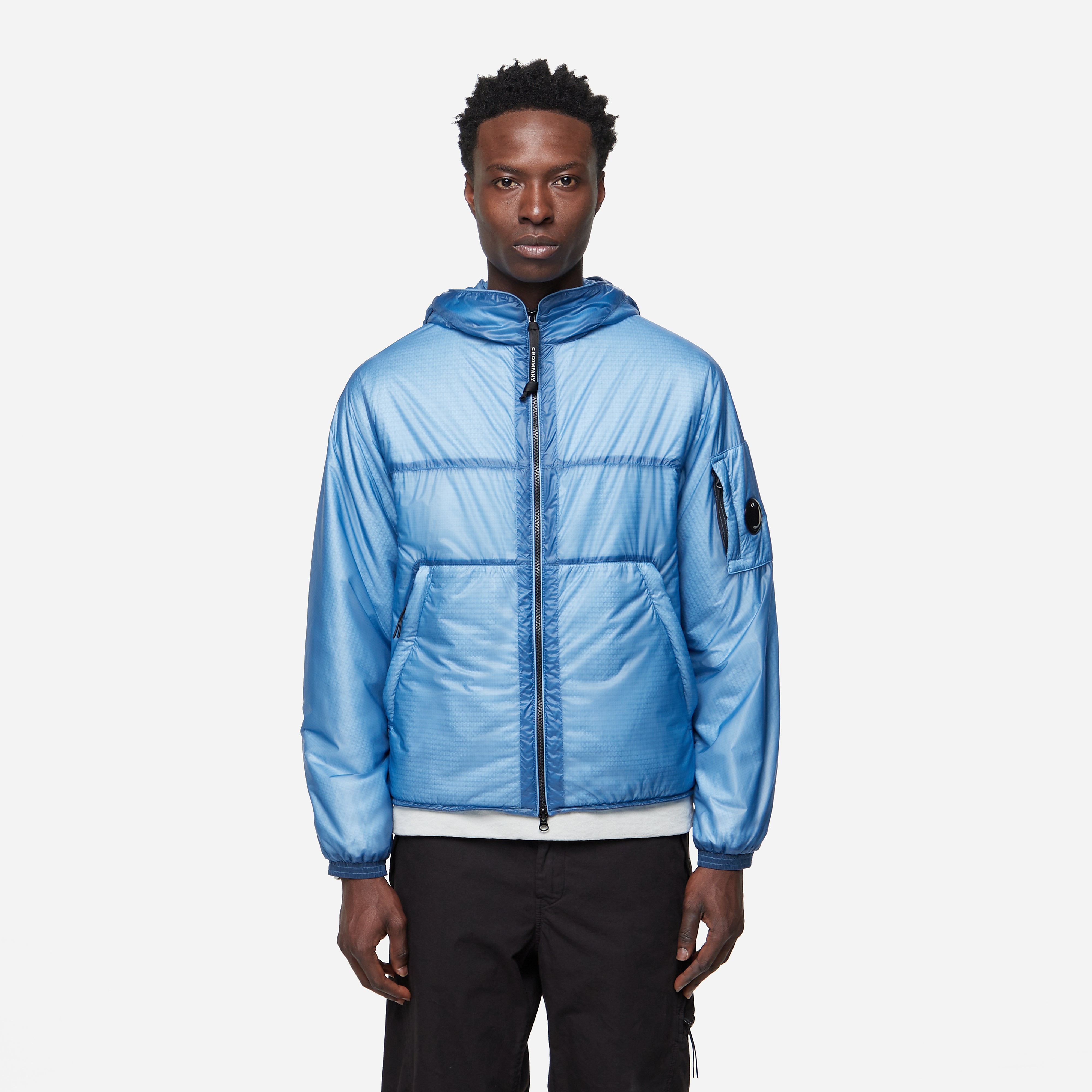 C.P. COMPANY ブルゾン　NADA SHELL C.P. Company Nada Shell Primaloft Jacket, Blue - Curated Menswear