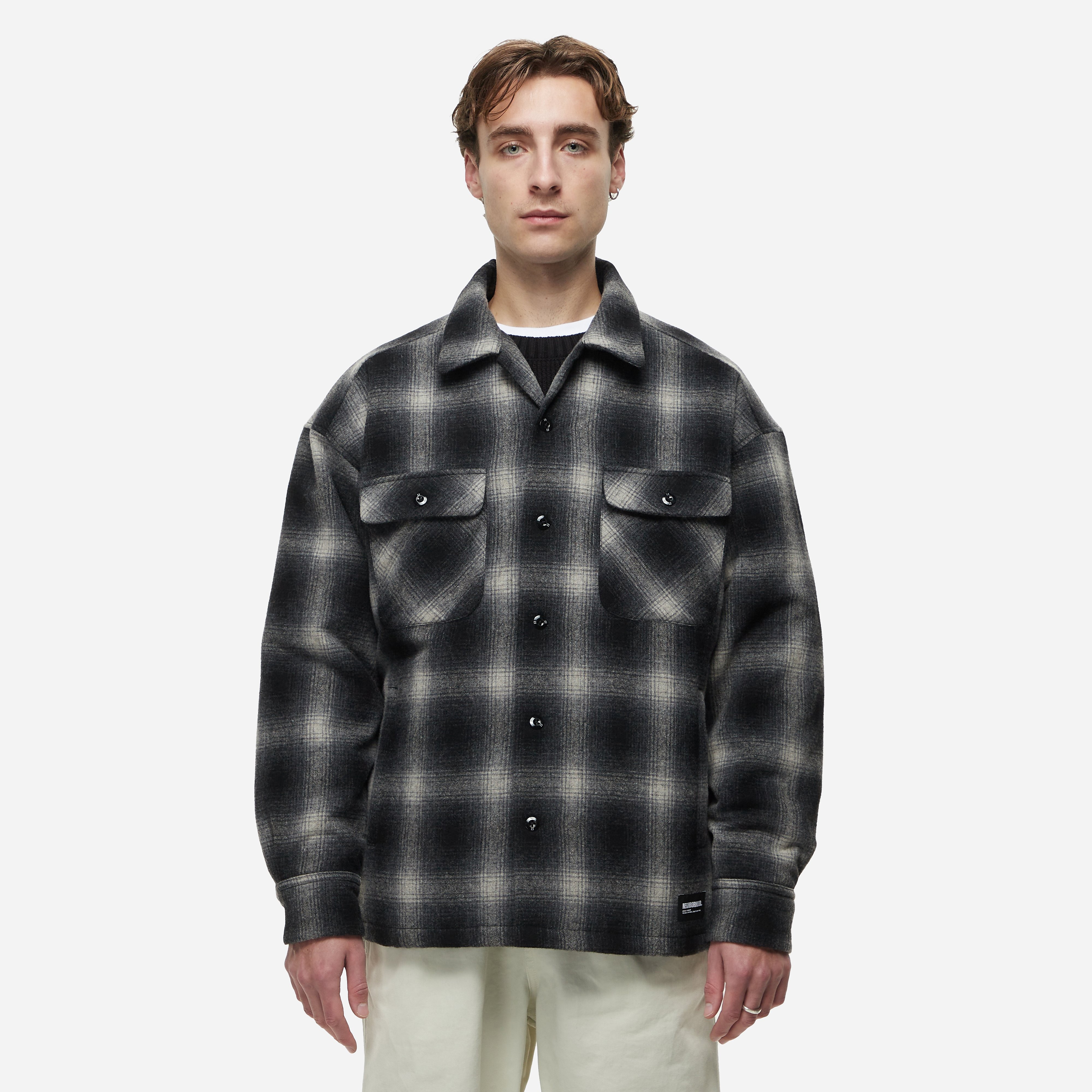 Neighborhood CPO Shirt, Black - Curated Menswear