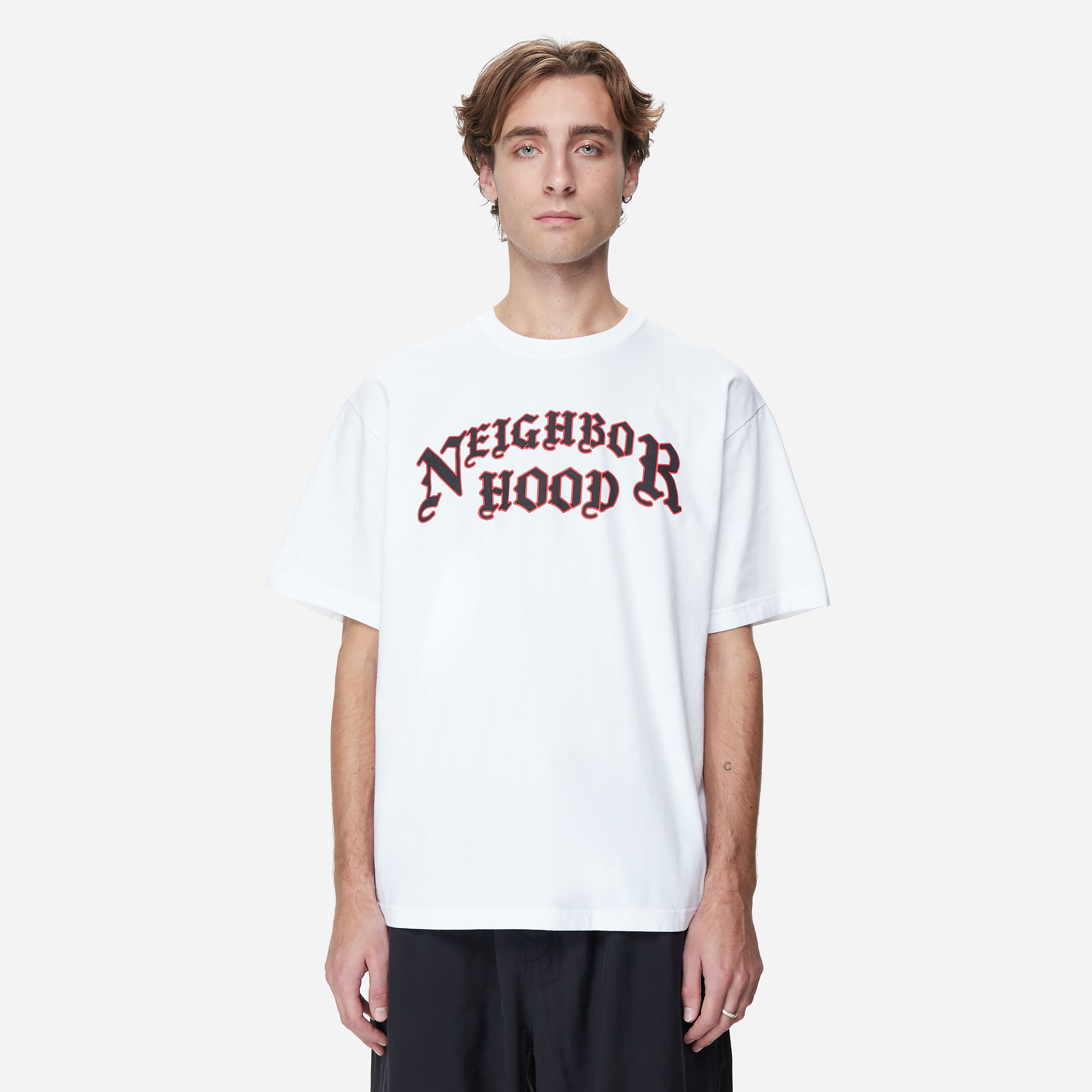 Neighborhood SS-4 T-Shirt, White - Curated Menswear