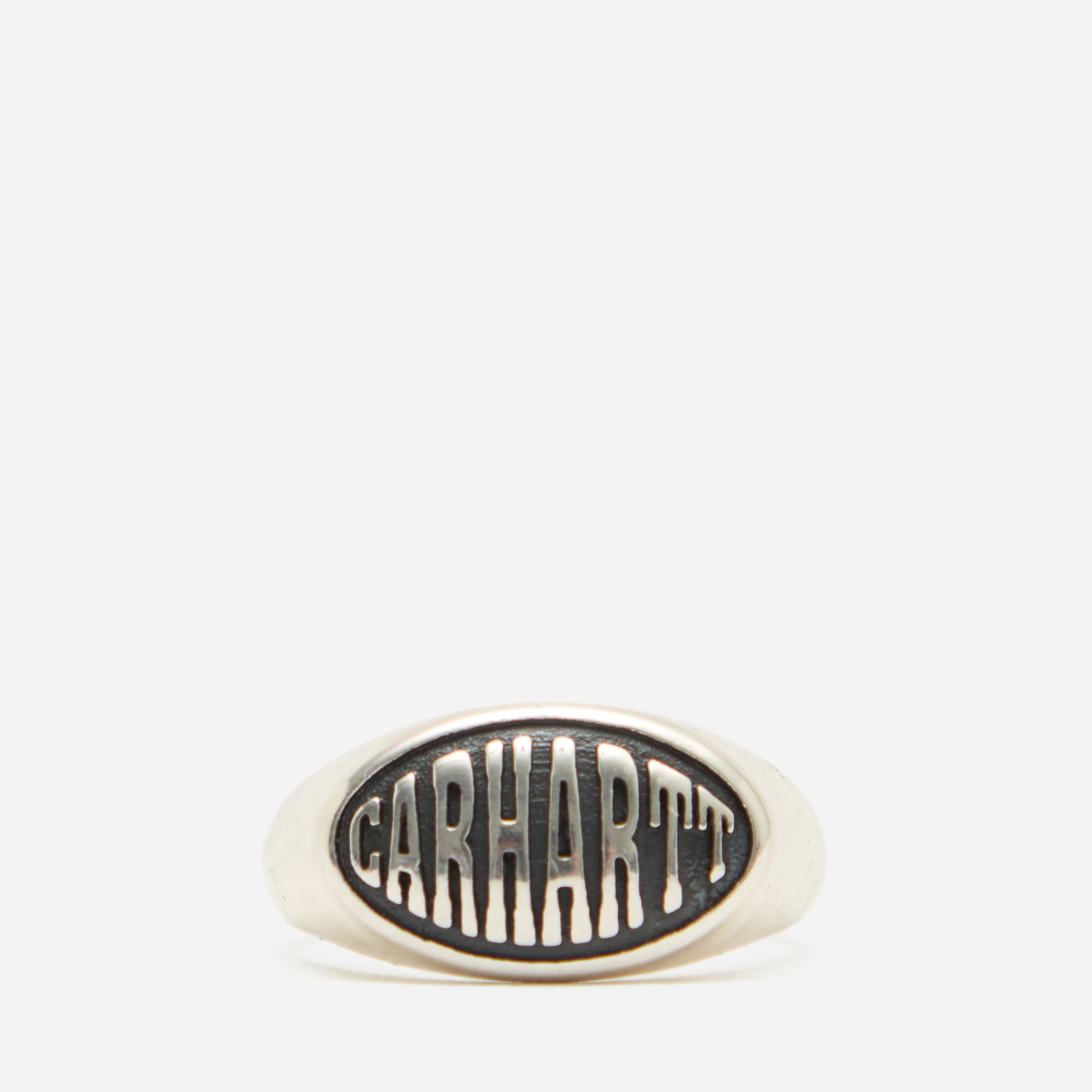 Carhartt WIP Big Time Ring, Silver - Curated Menswear