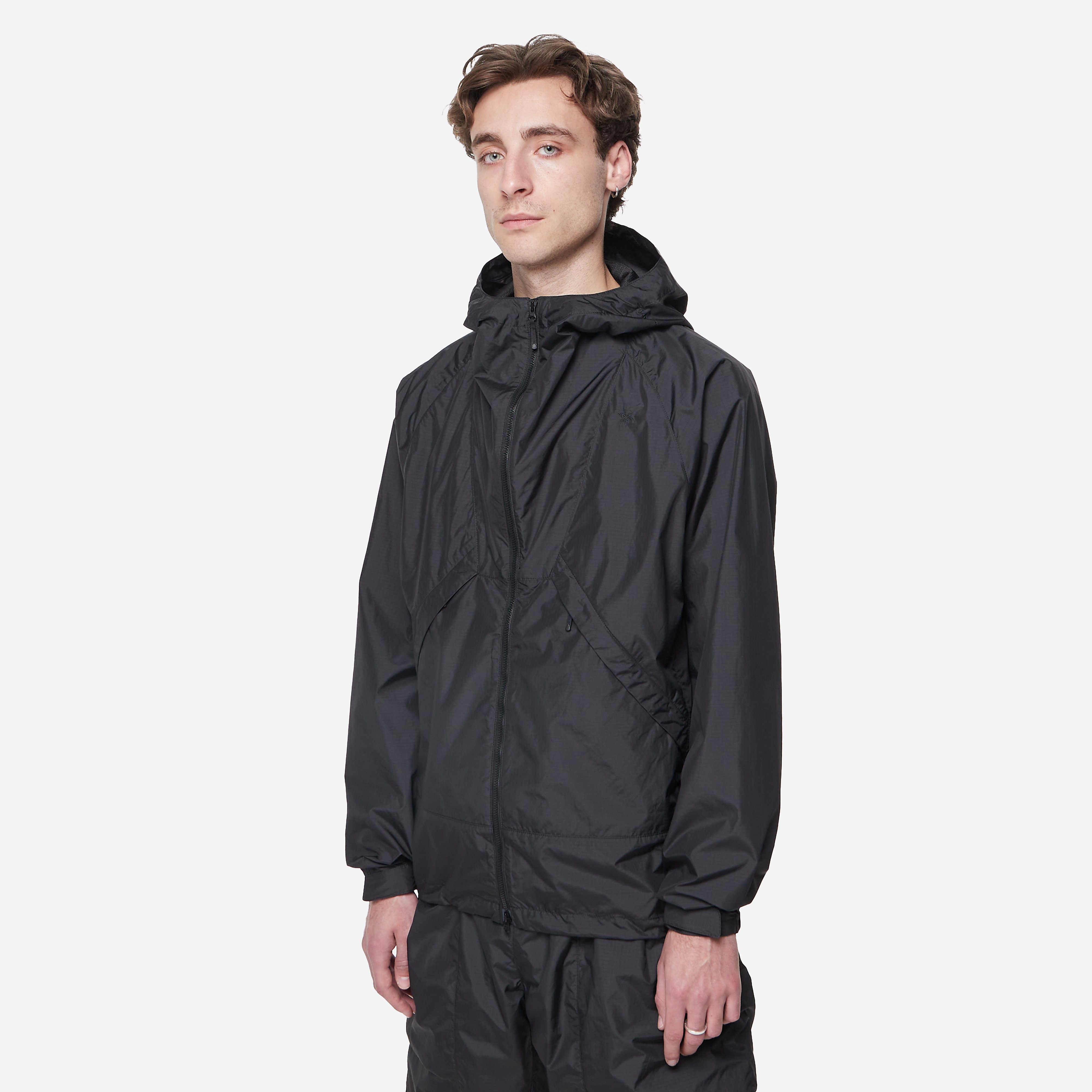 Goldwin Ripstop Light Jacket, Black - Curated Menswear
