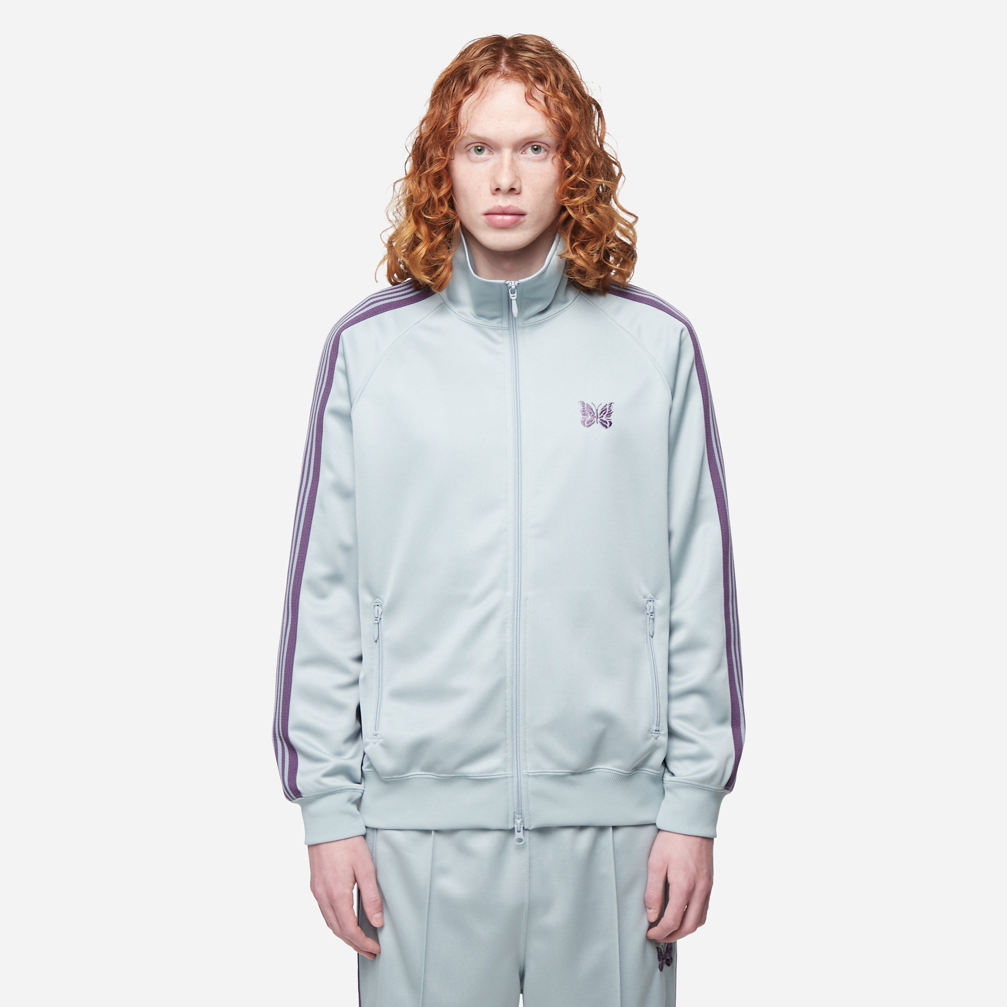 Needles Track Jacket, Blue - Curated Menswear