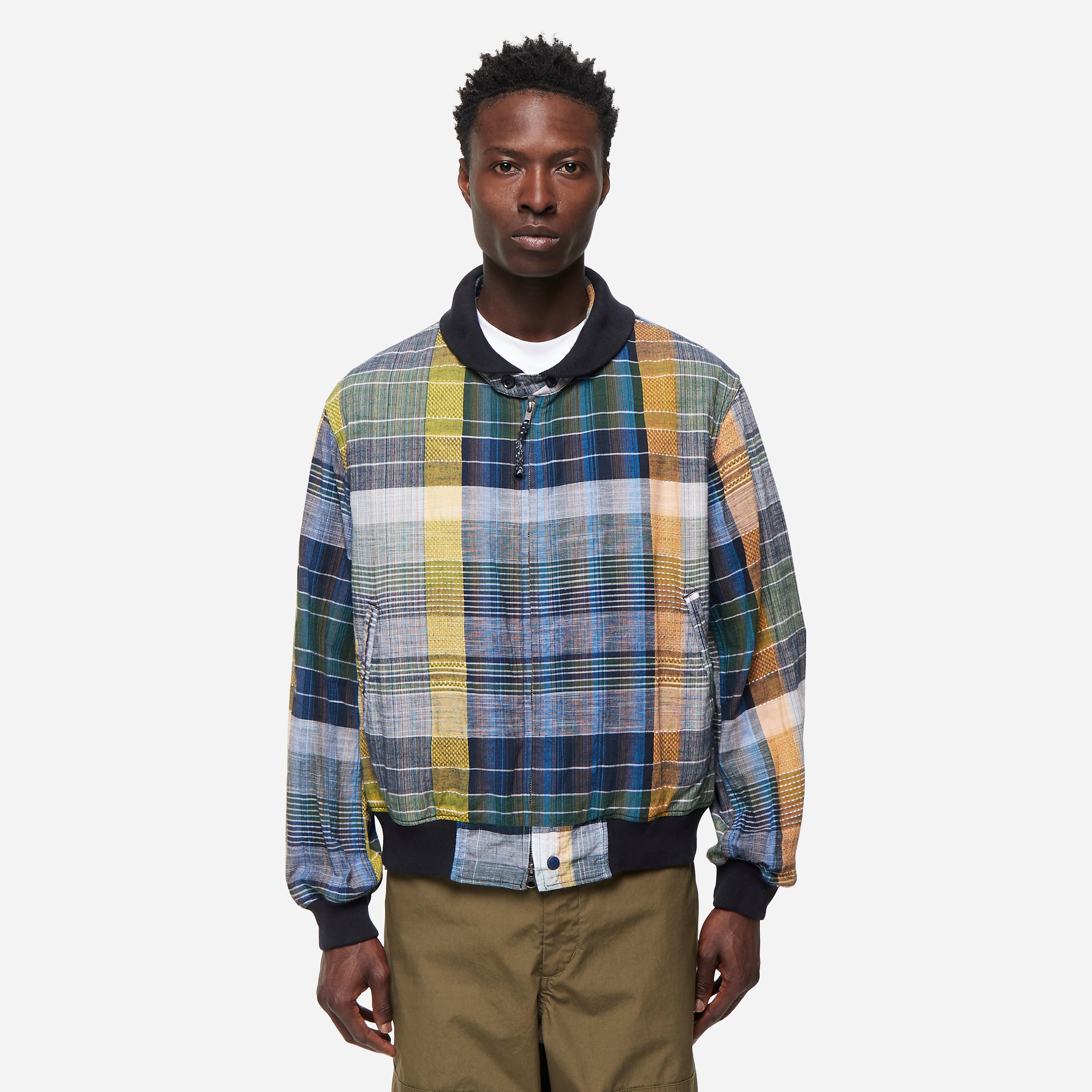 Engineered Garments Cruiser Jacket, Navy - Curated Menswear