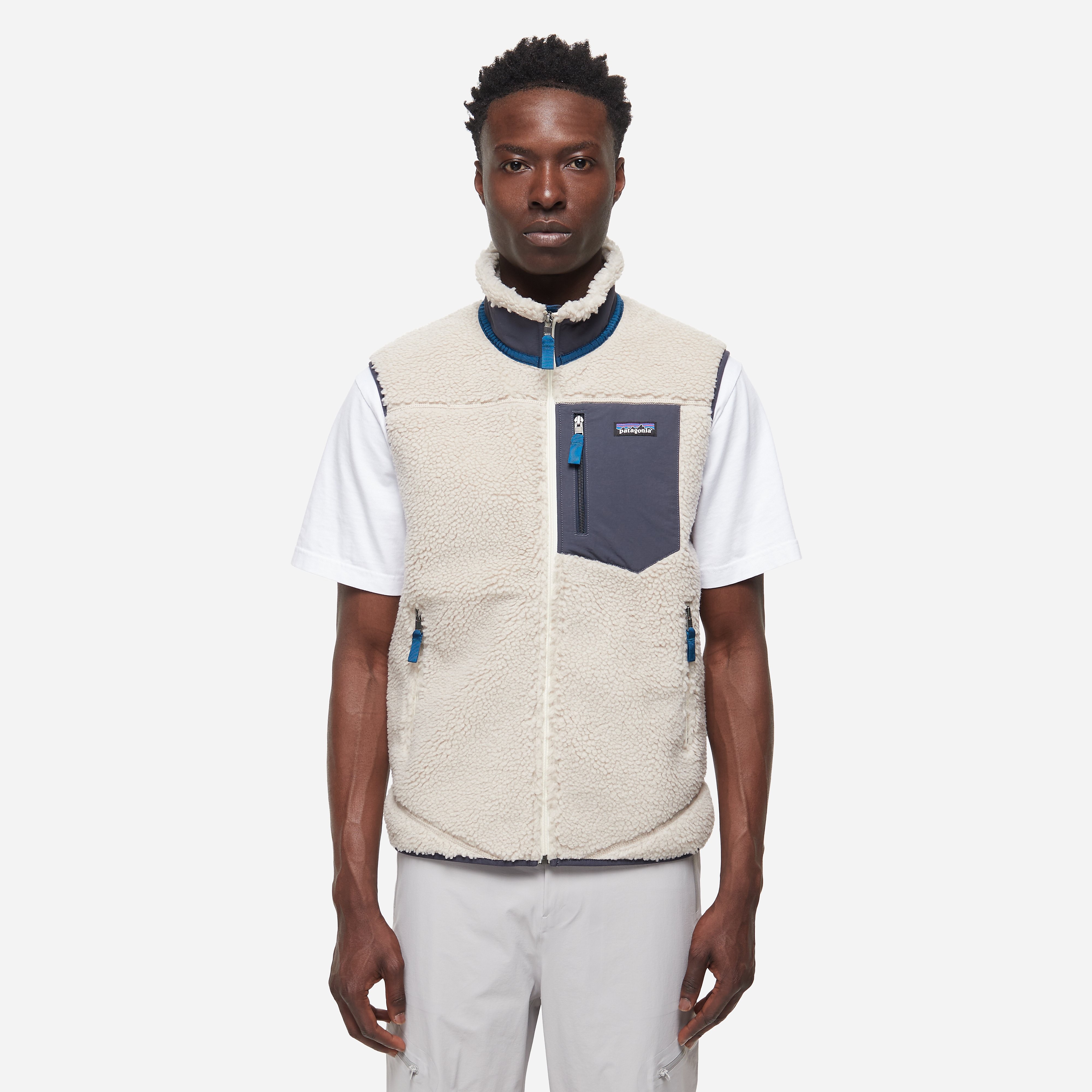 Patagonia Retro-X Vest, Ecru - Curated Menswear