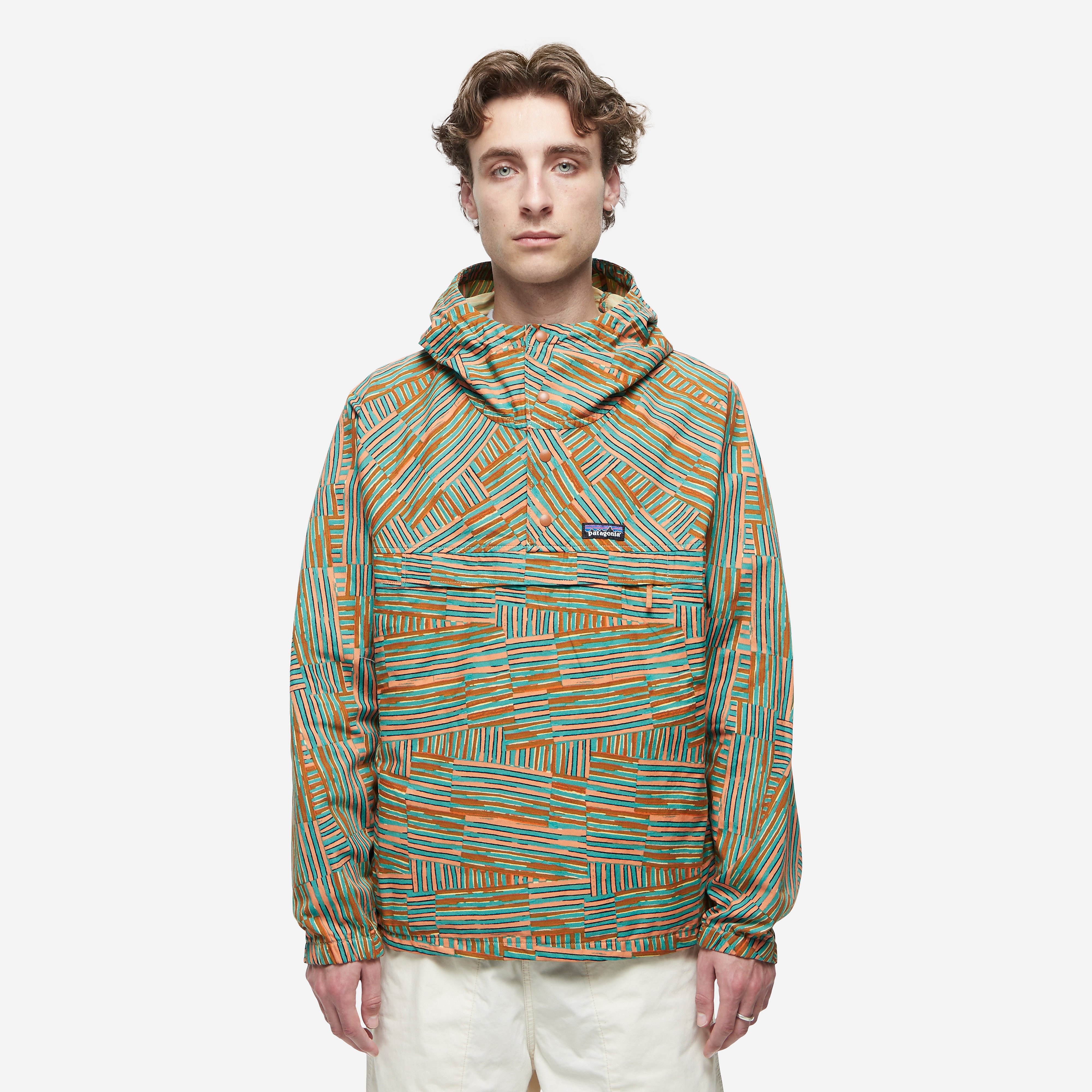 Patagonia Funhoggers Anorak Jacket, Green - Curated Menswear