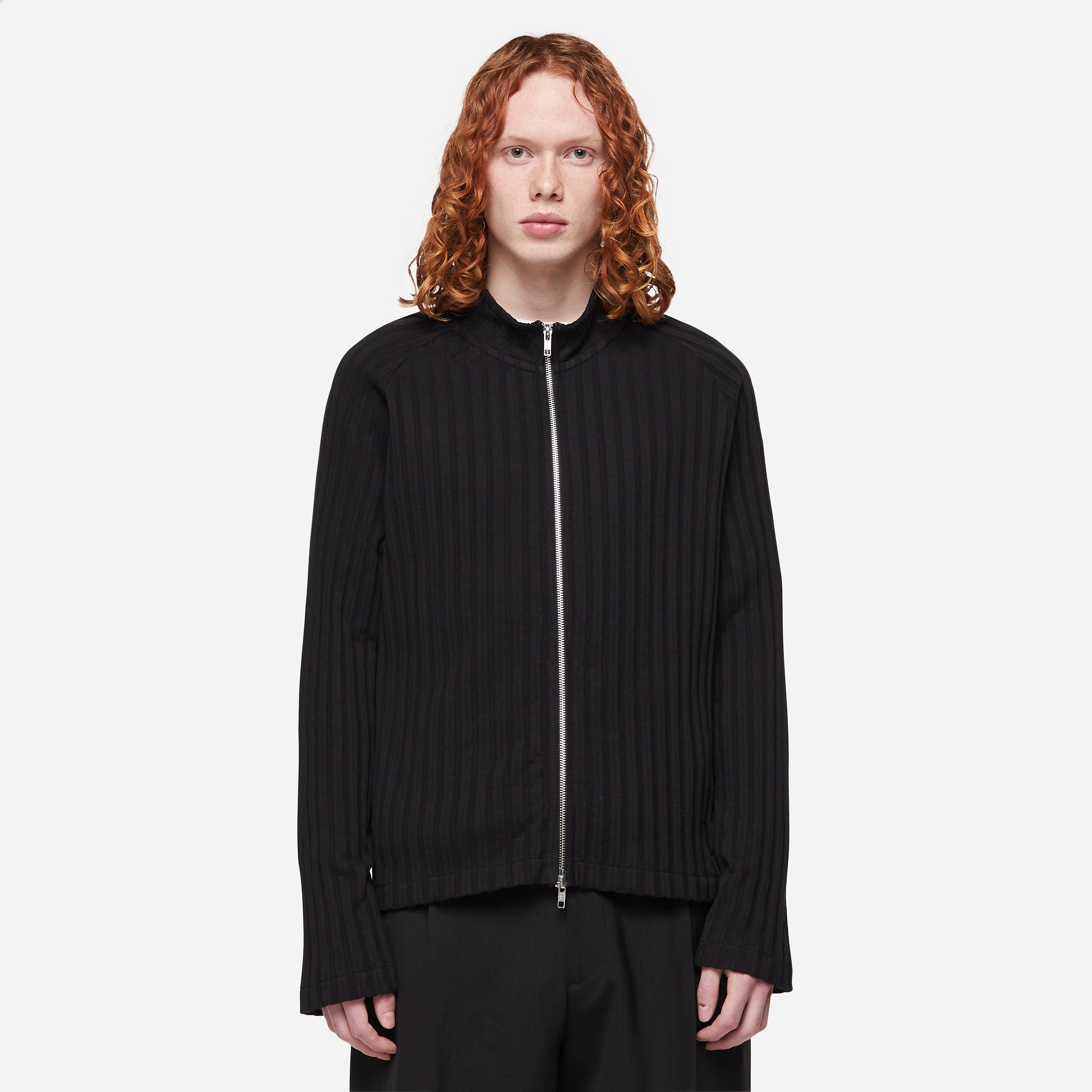 mfpen Leisure Zip Sweatshirt, Black - Curated Menswear