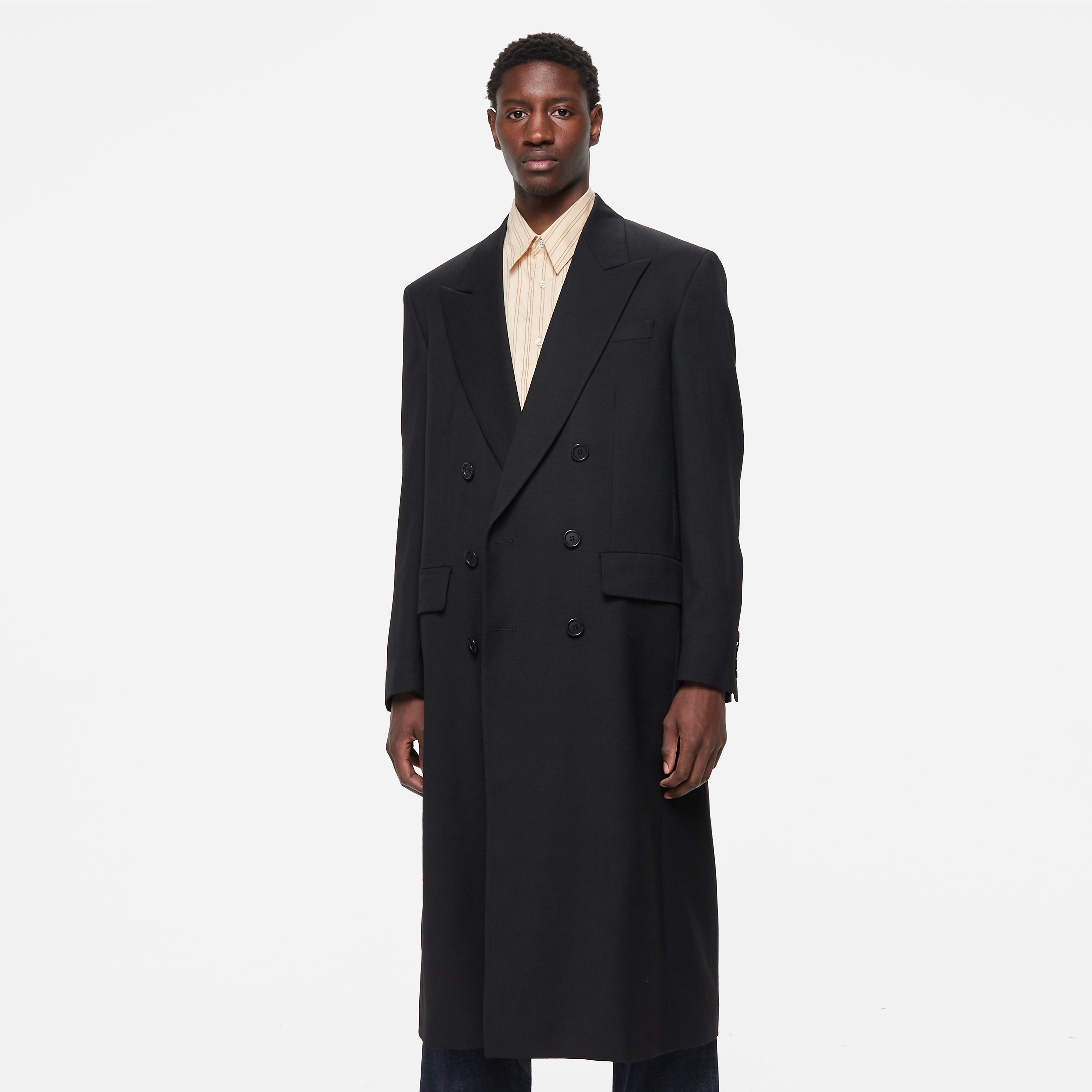 SUNFLOWER DBコート Sunflower Db Coat, Black - Curated Menswear