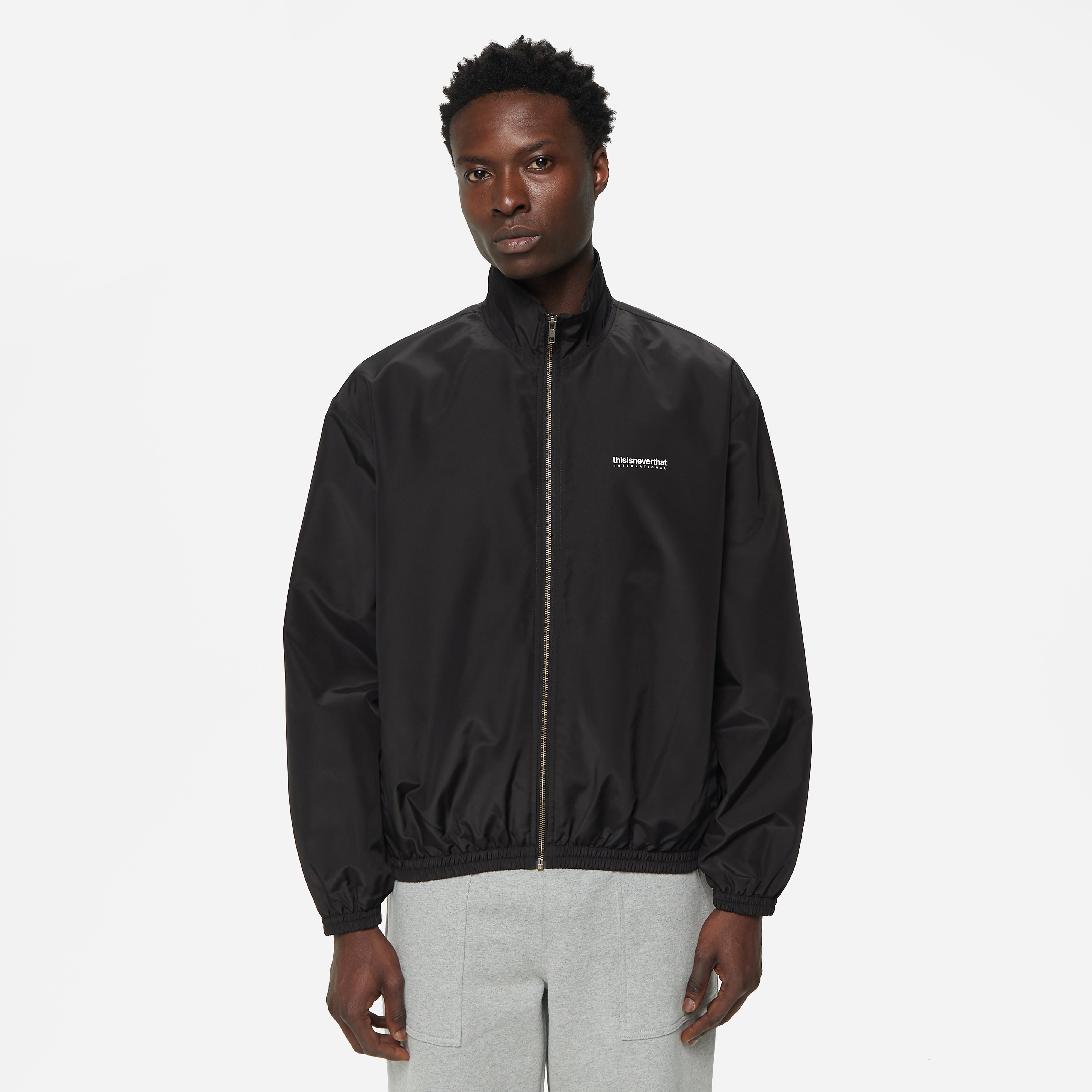 Thisisneverthat INTL. Team Jacket, Black - Curated Menswear