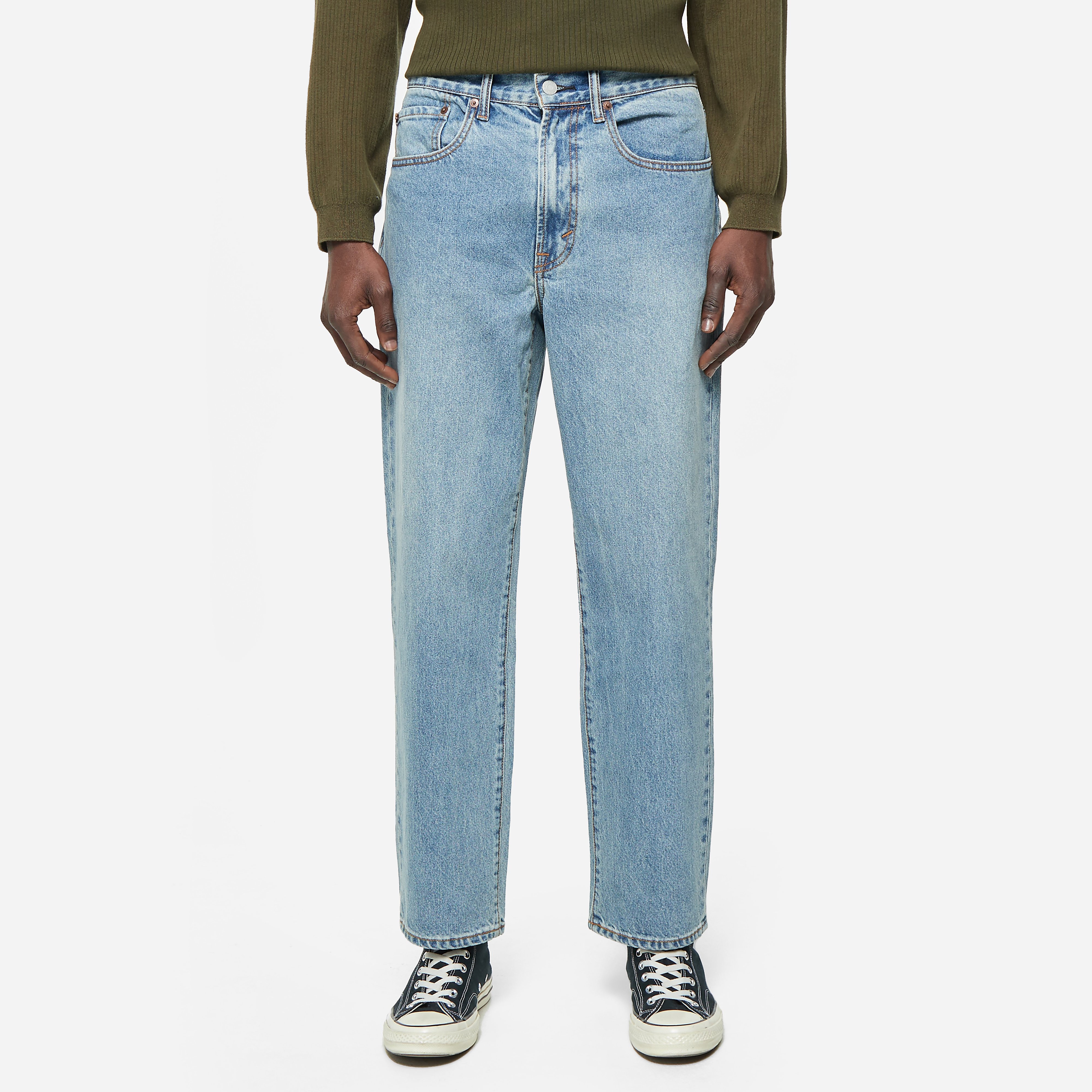 Thisisneverthat Regular Jeans, Blue - Curated Menswear