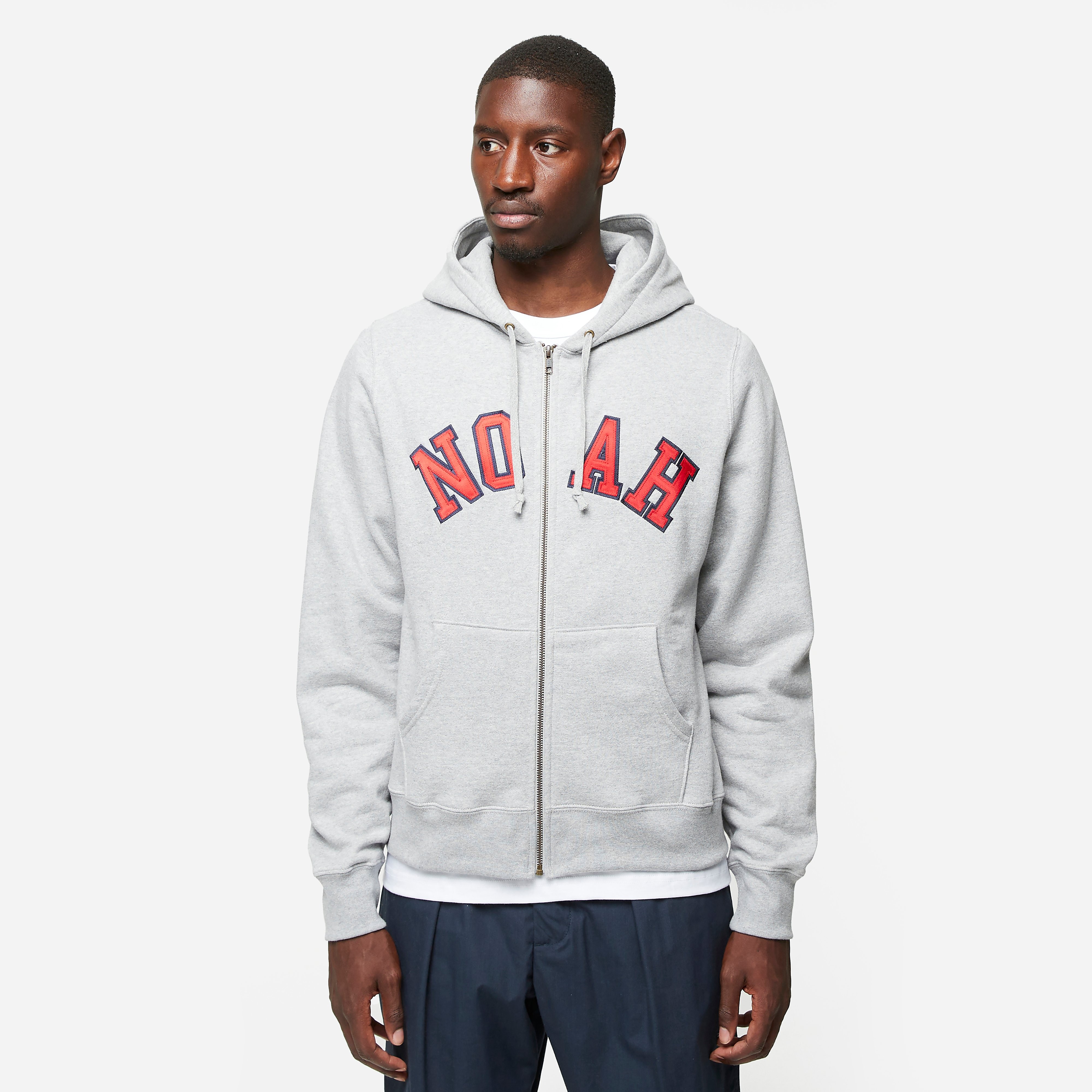 ★ NOAH ★ ARCH APPLIQUE ZIP-UP HOODIE ジップアップ パーカー Arch Appliqué Zip-Up Hoodie - Noah