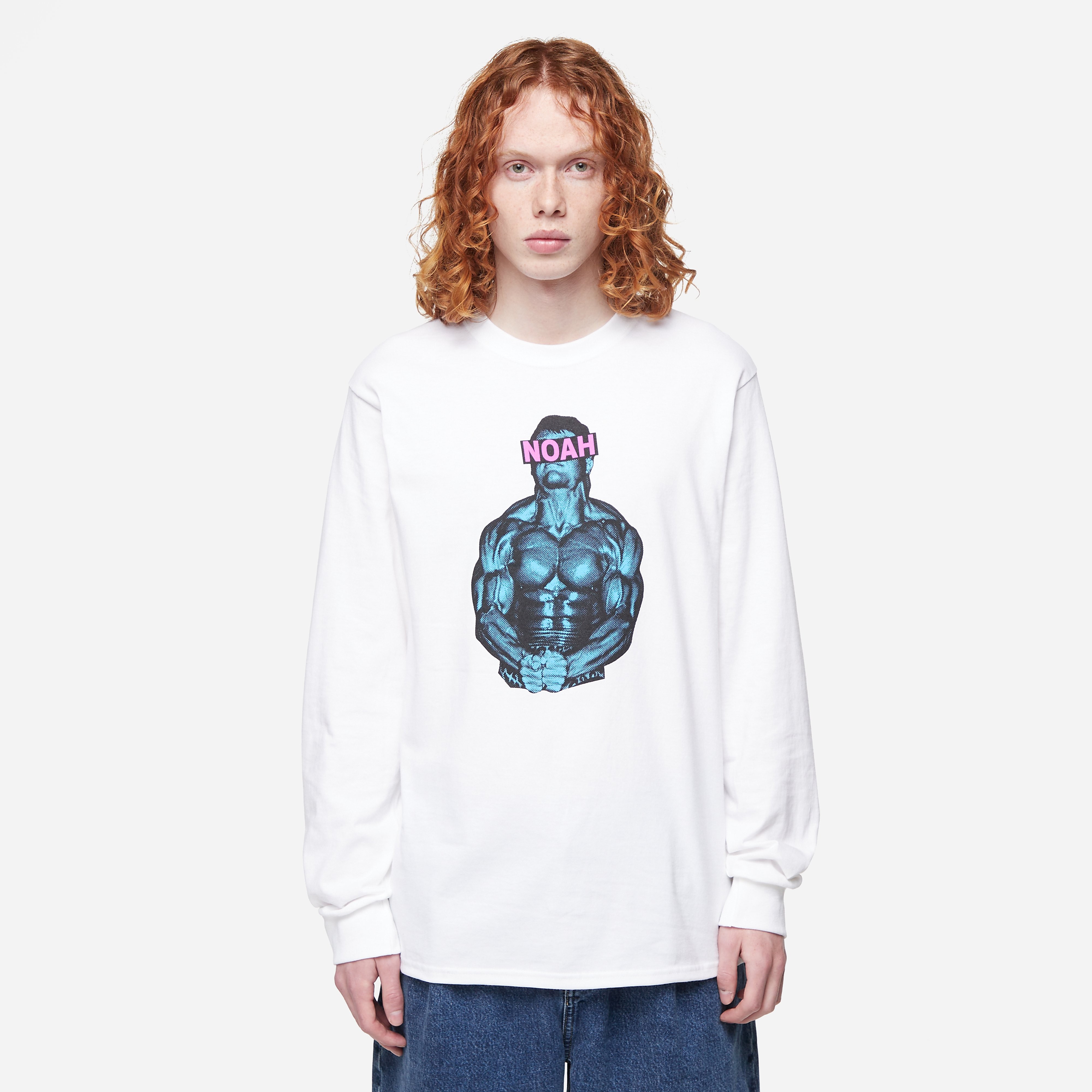【関税込み】Noah NYC ホワイト 'The Pain Cave' Tシャツ Noah The Pain Cave T-Shirt, White - Curated Menswear